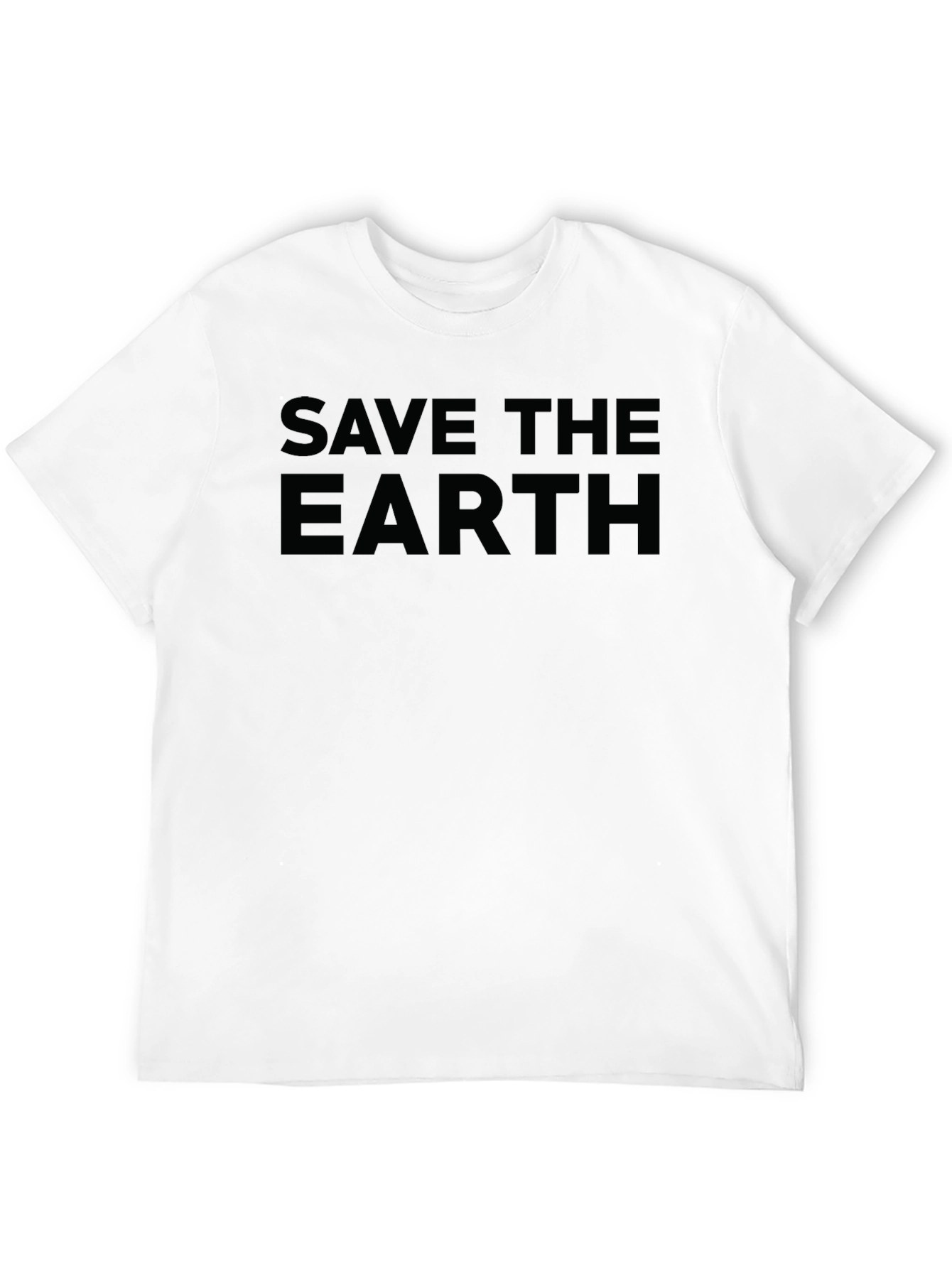 Save The Earth Graphic Tee - Black