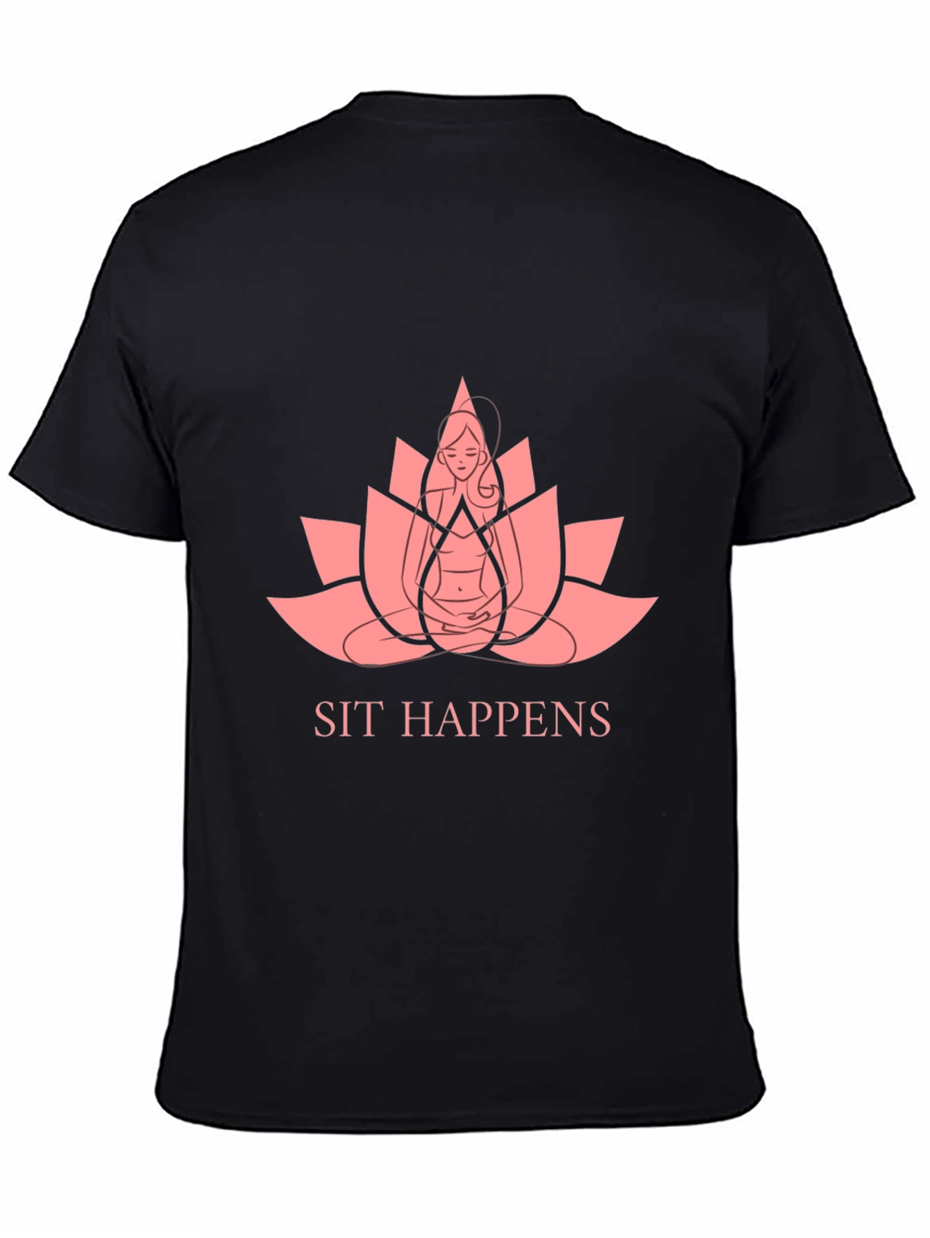 Sit Happens Yoga Graphic T-Shirt