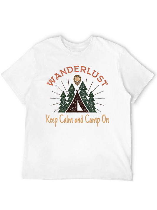 Wanderlust Camping Graphic Tee