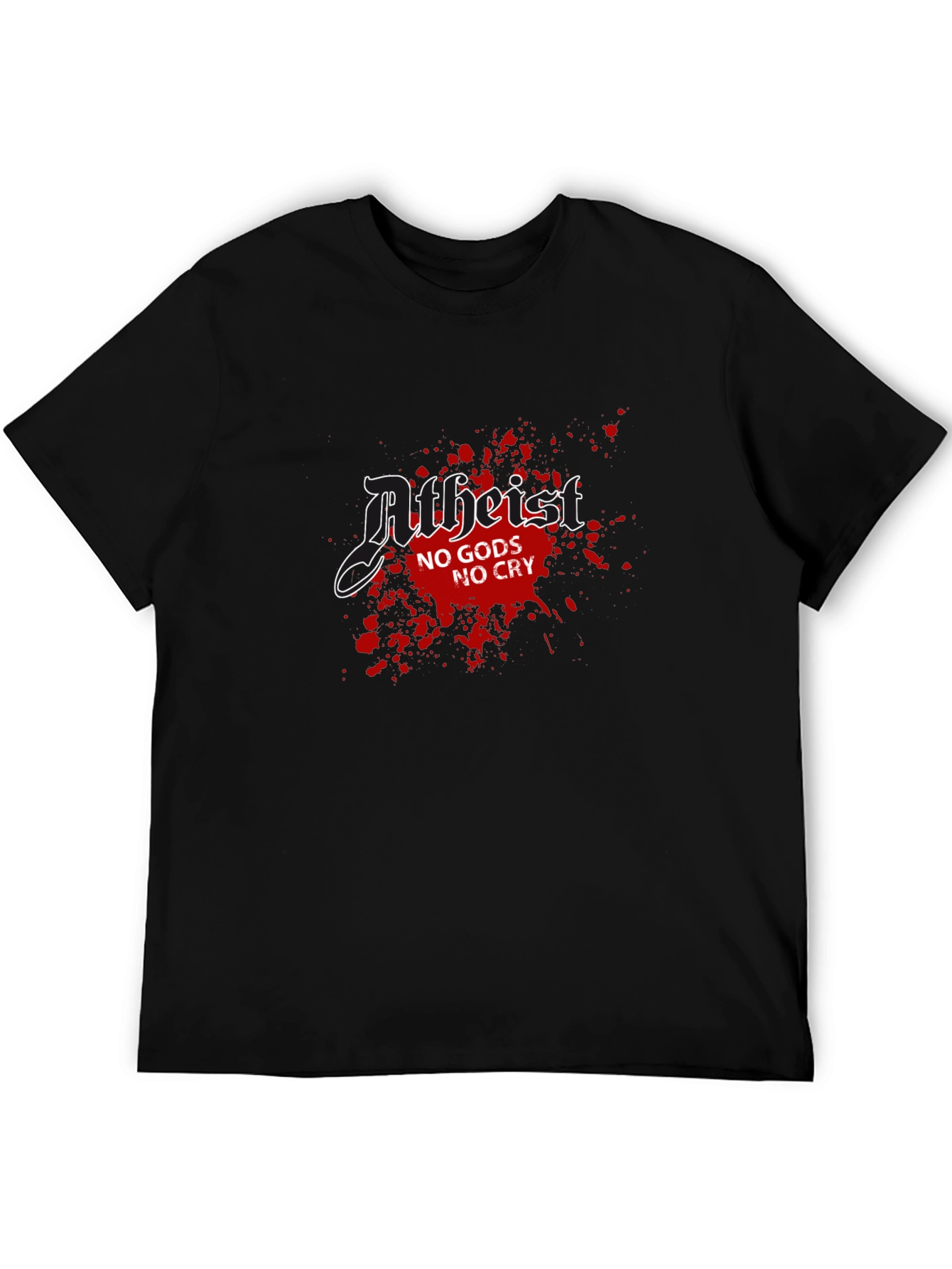 Atheist No Gods No Cry T-Shirt