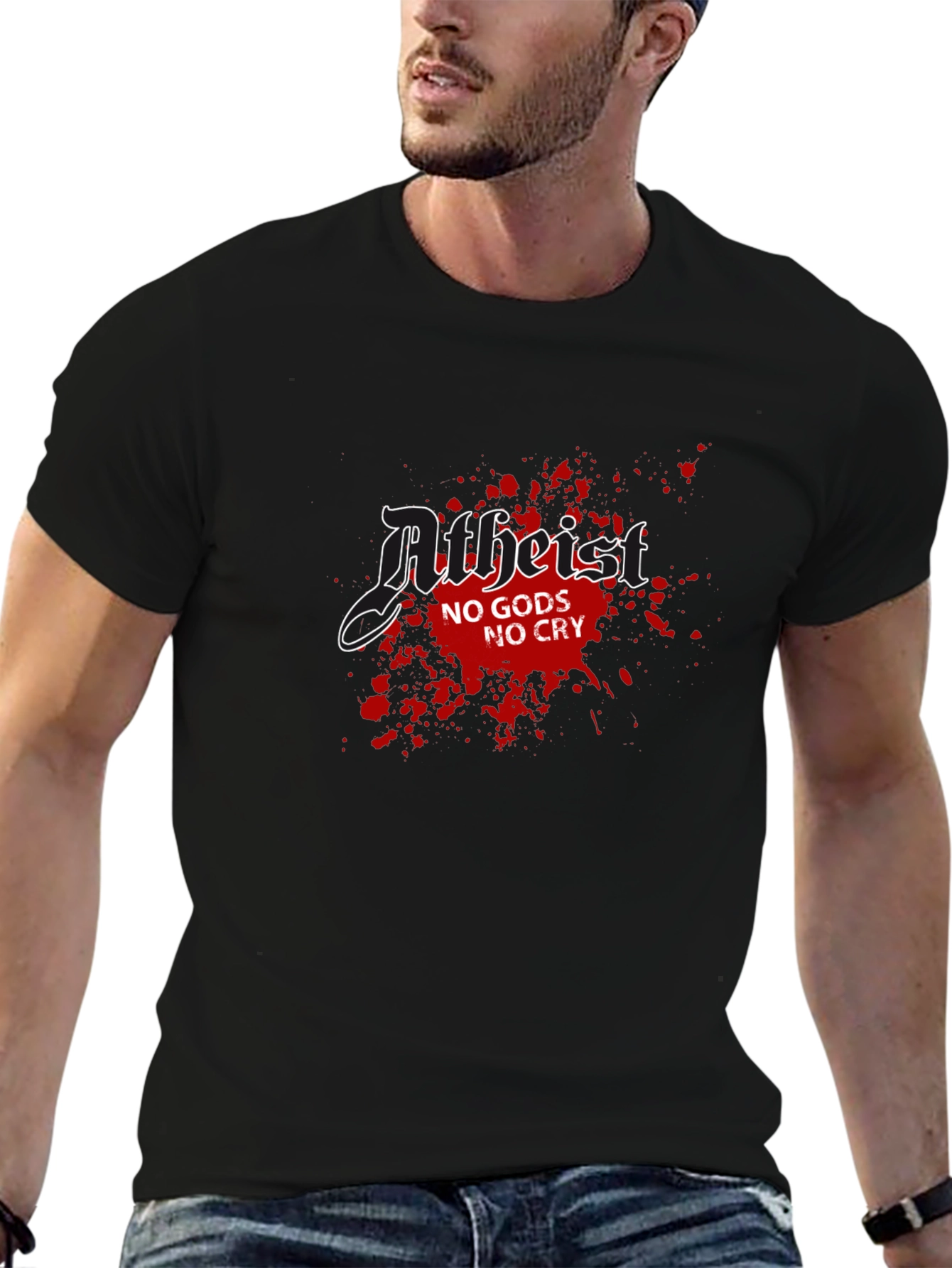 Atheist No Gods No Cry T-Shirt