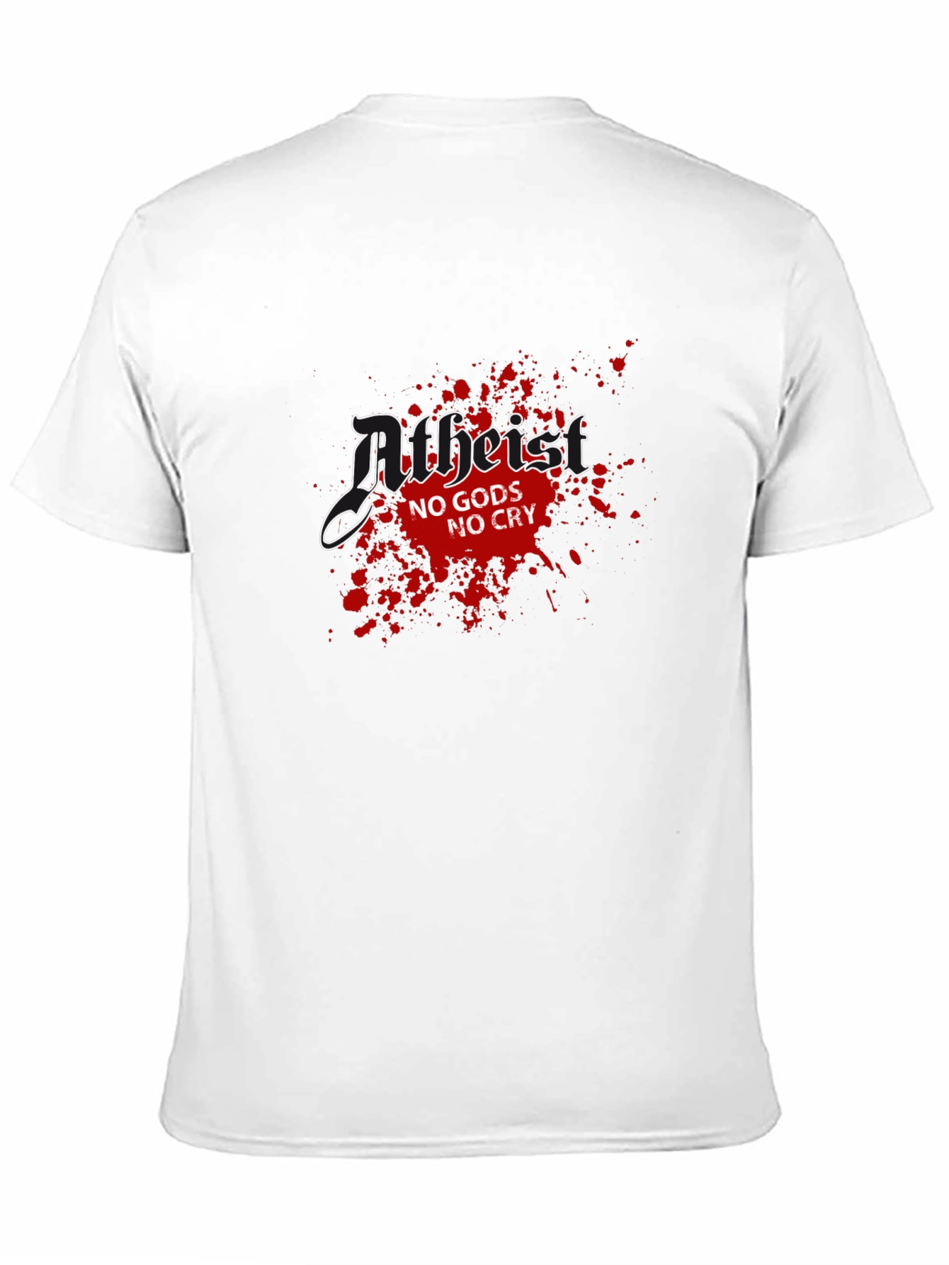 Atheist No Gods No Cry T-Shirt