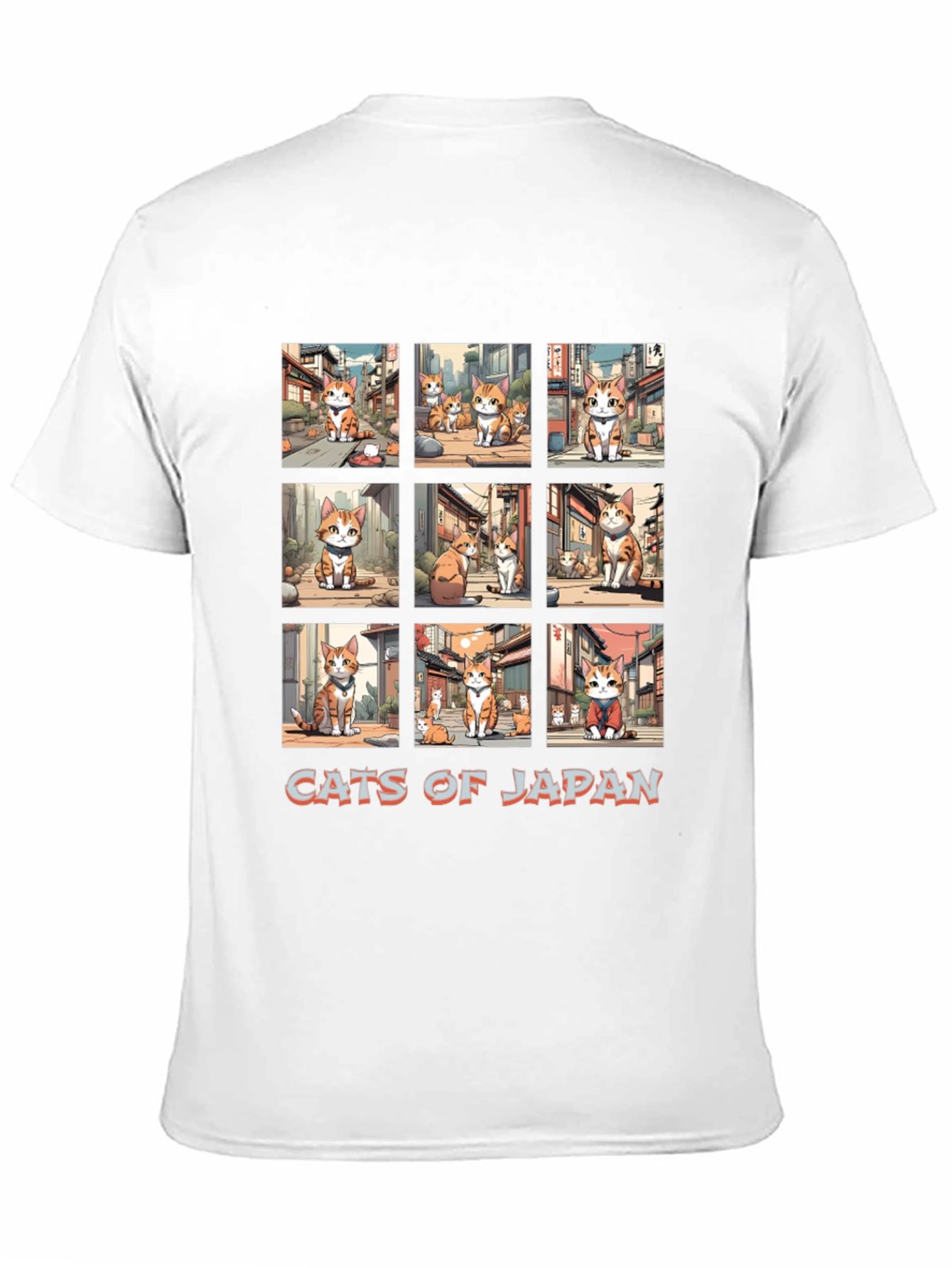 Cats of Japan Graphic T-Shirt