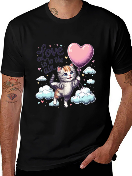 Love is in the Air Kitten T-Shirt