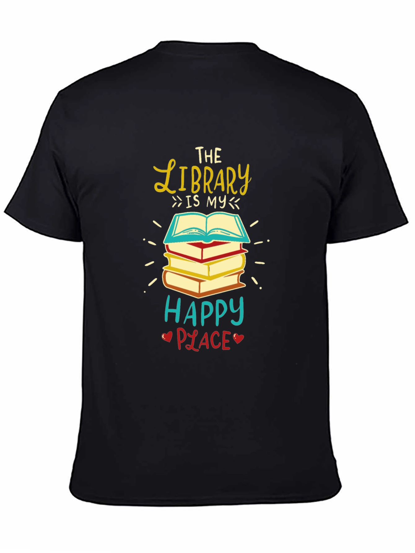 The Library is My Happy Place T-Shirt