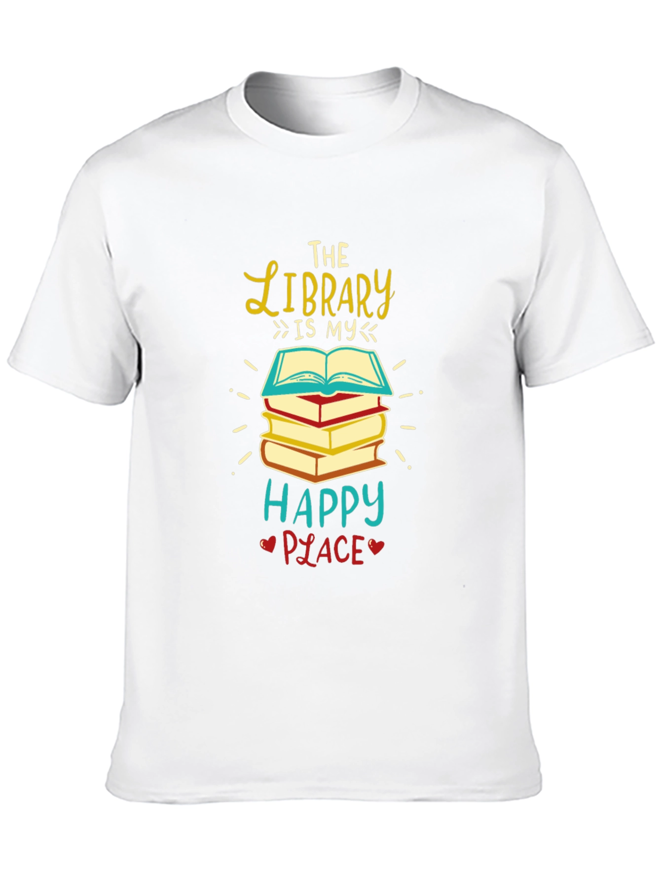 The Library is My Happy Place T-Shirt