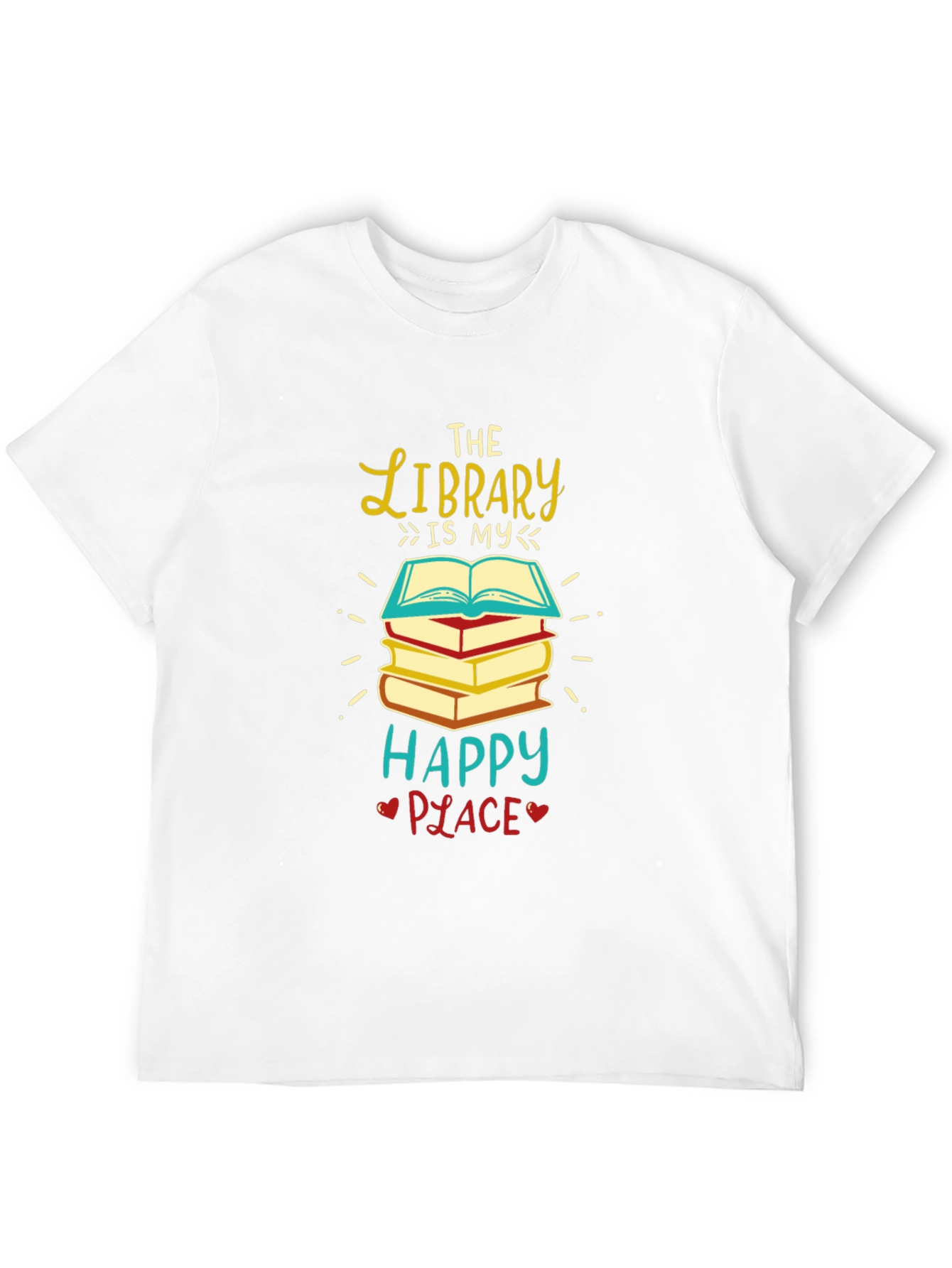 The Library is My Happy Place T-Shirt