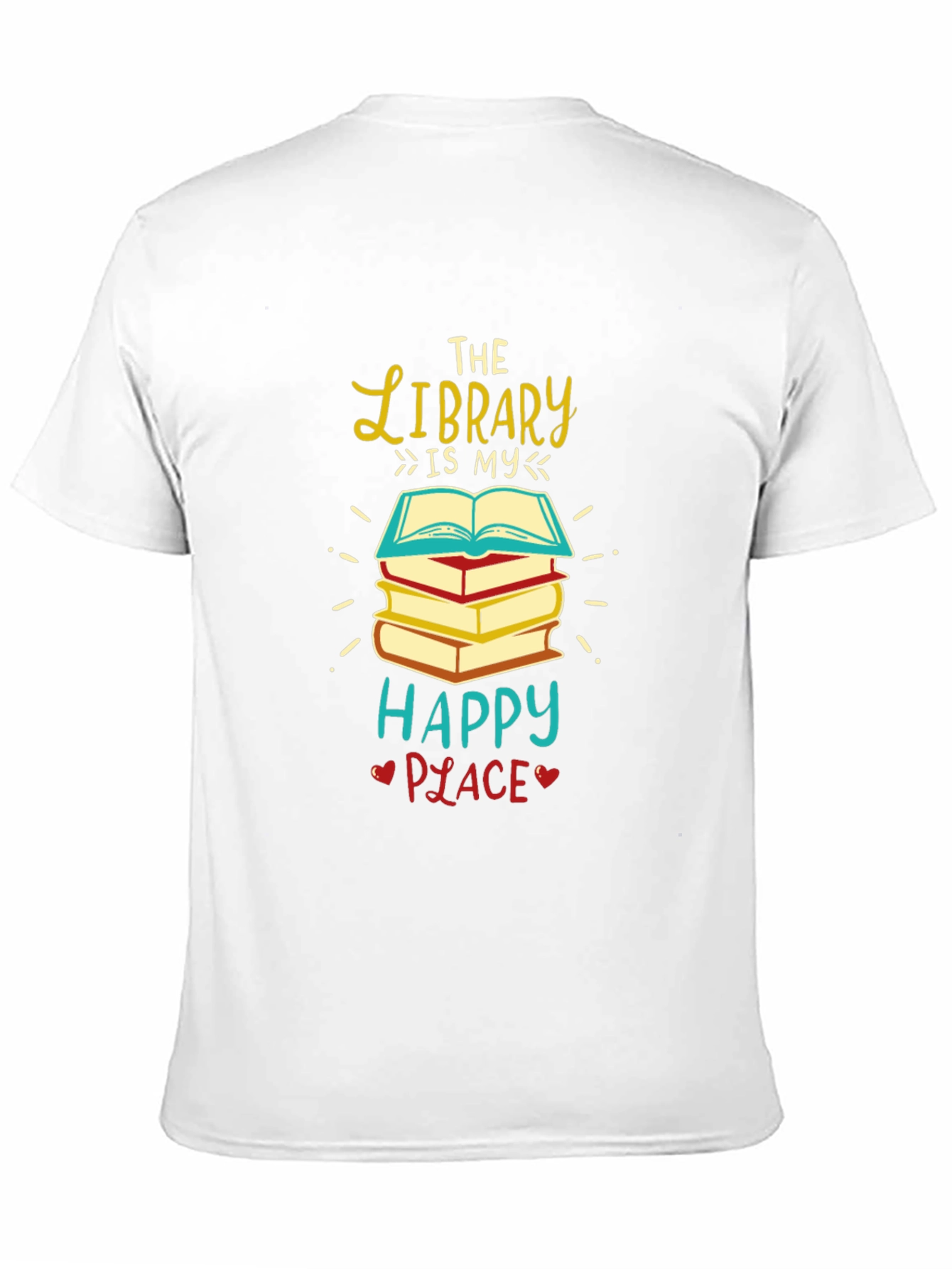The Library is My Happy Place T-Shirt