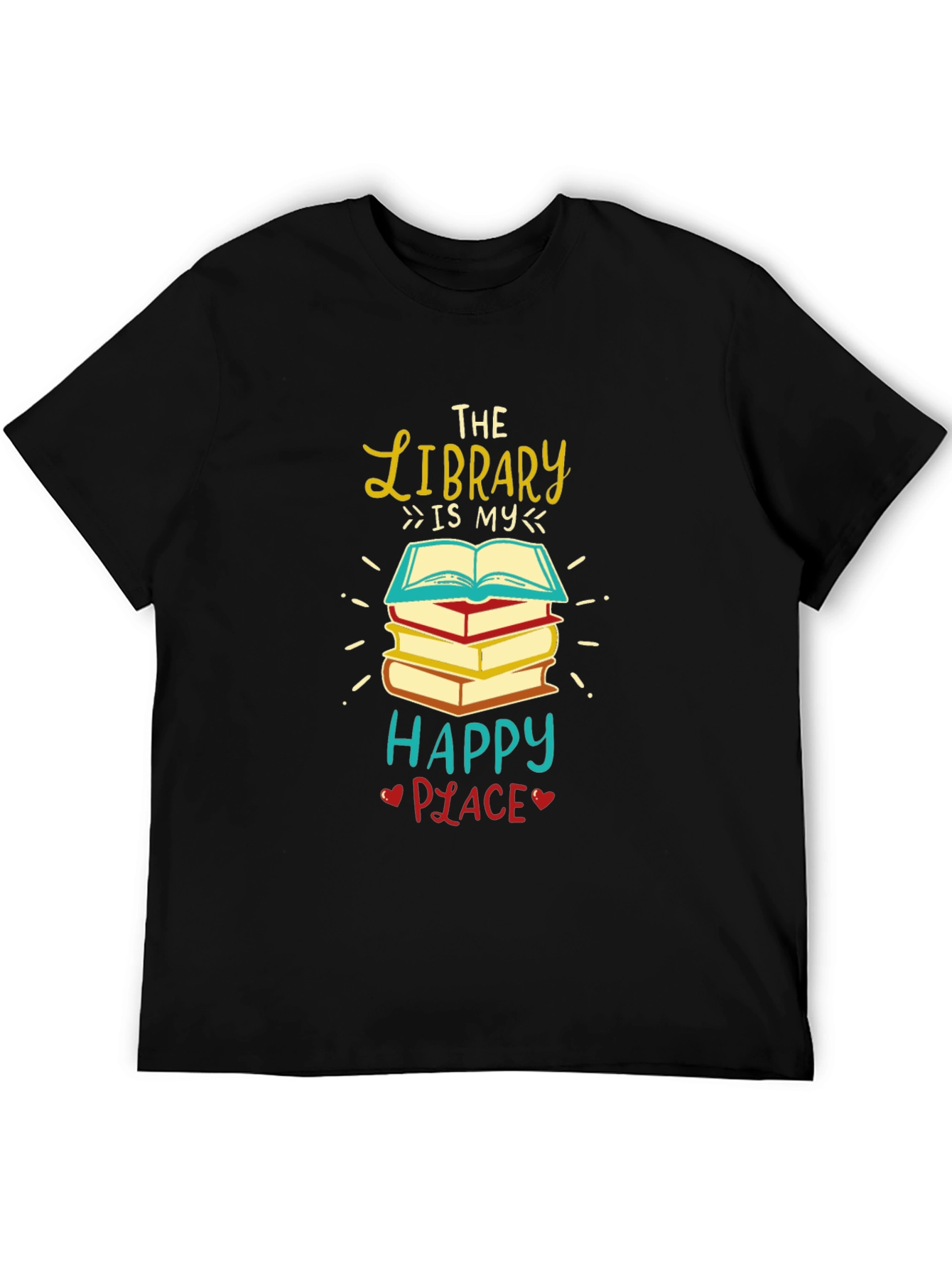 The Library is My Happy Place T-Shirt