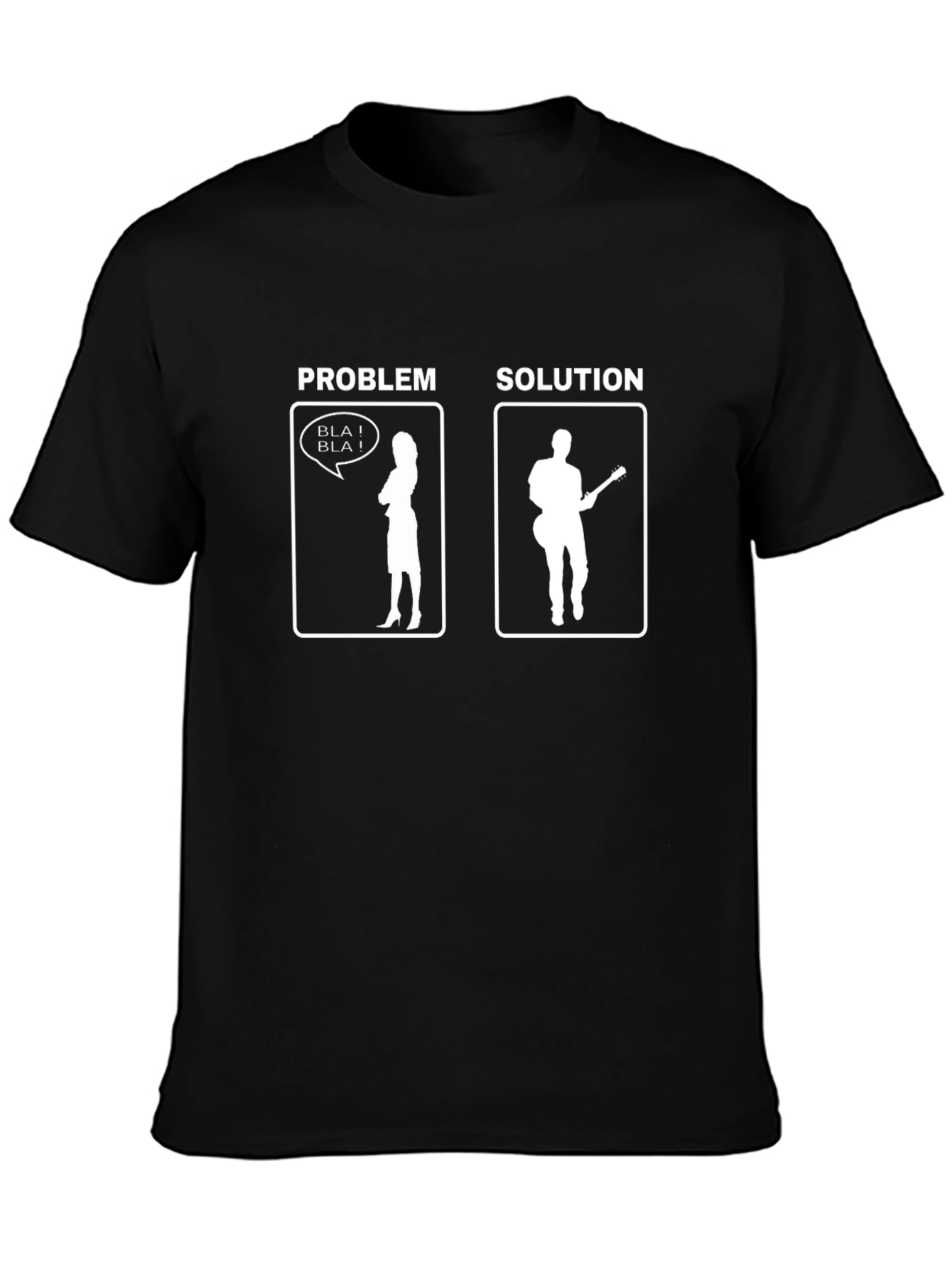 Problem Solution Funny Musician T-Shirt