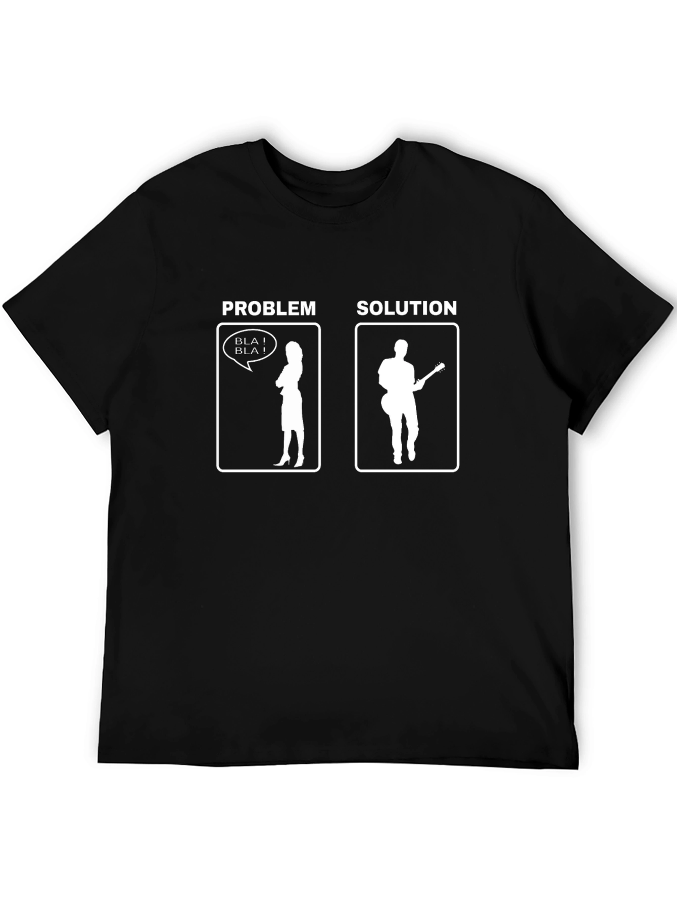 Problem Solution Funny Musician T-Shirt