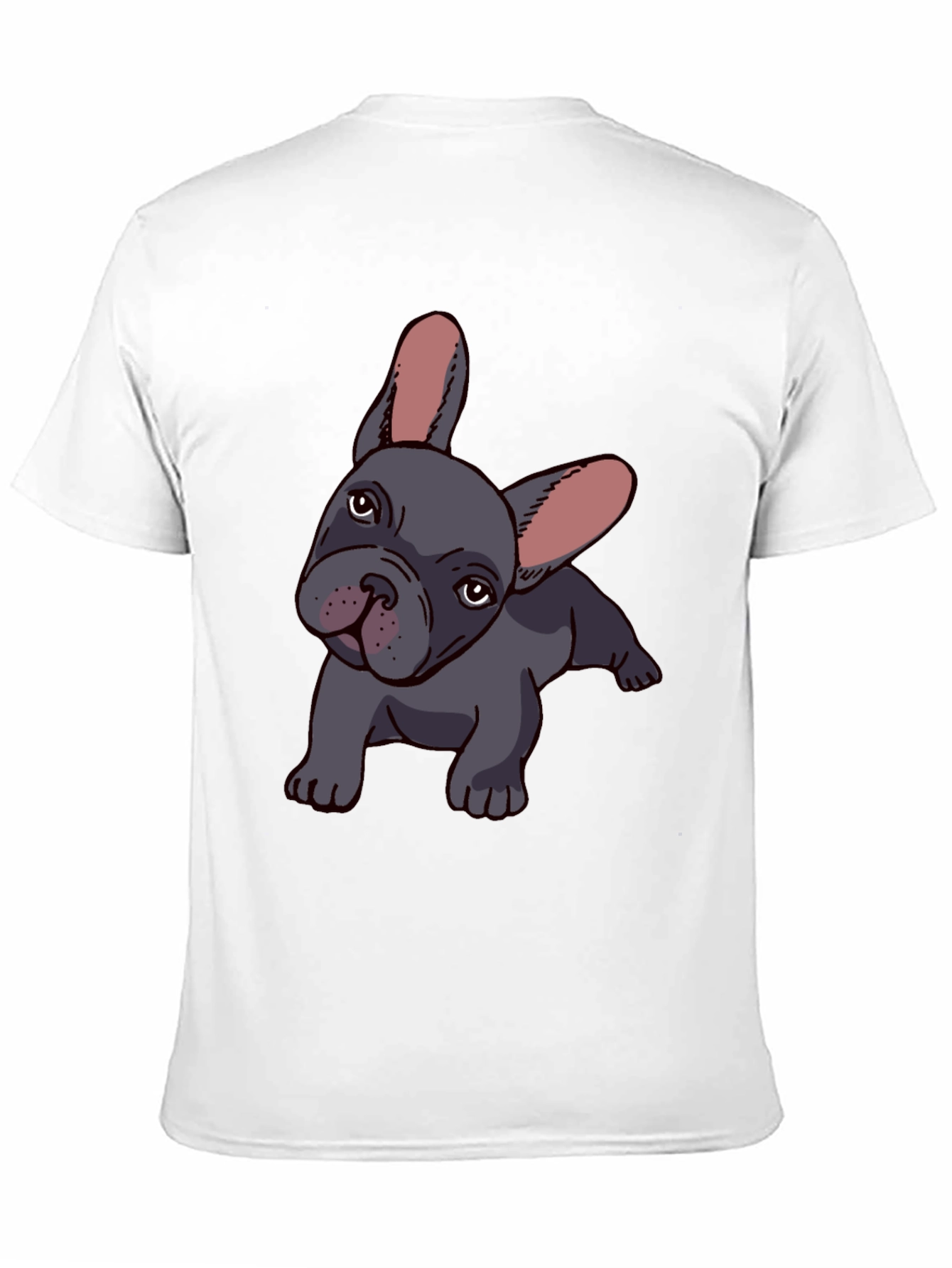 French Bulldog Graphic Tee - Mens Black T-Shirt