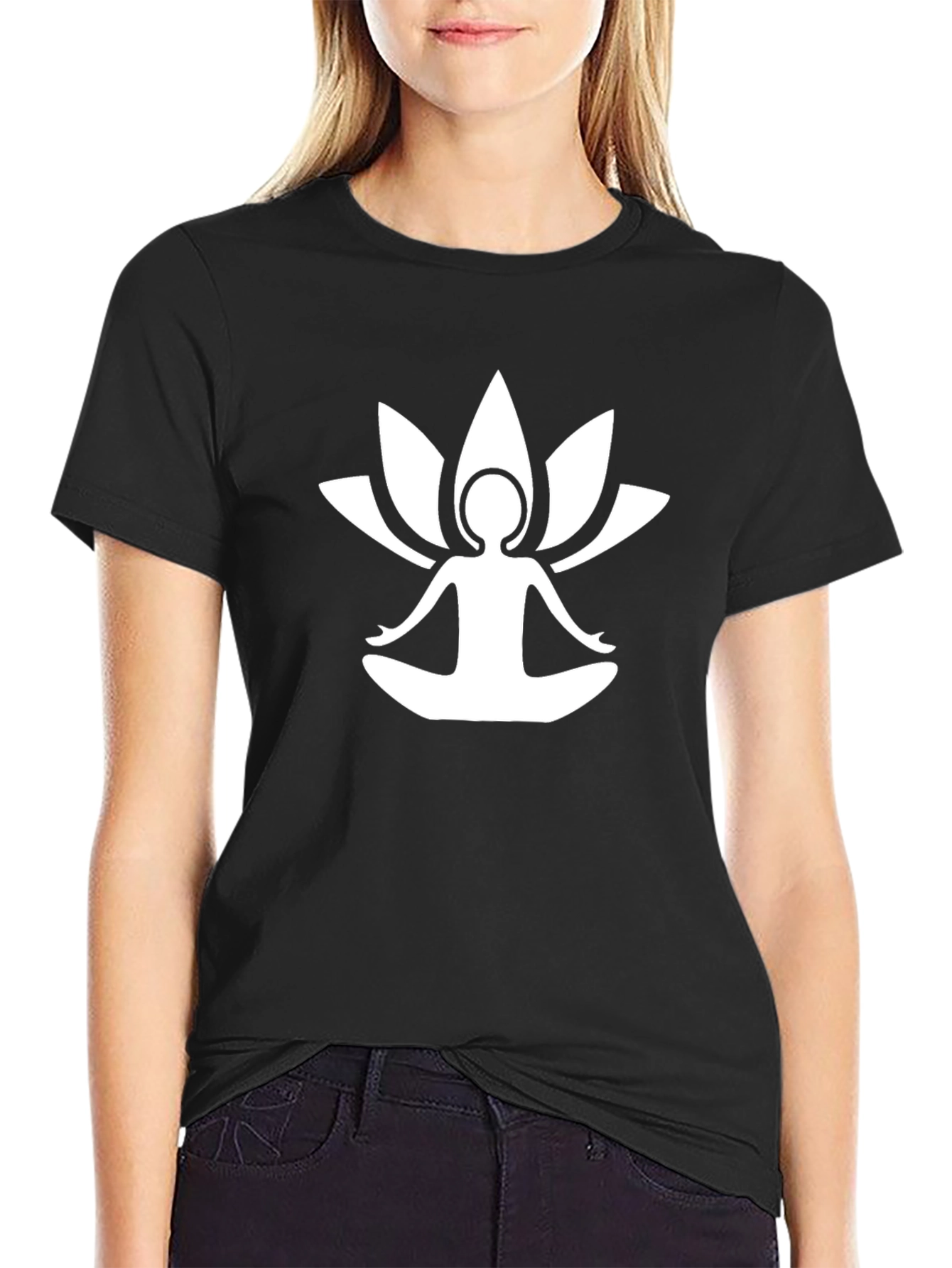 Lotus Meditation T-Shirt - Yoga Style