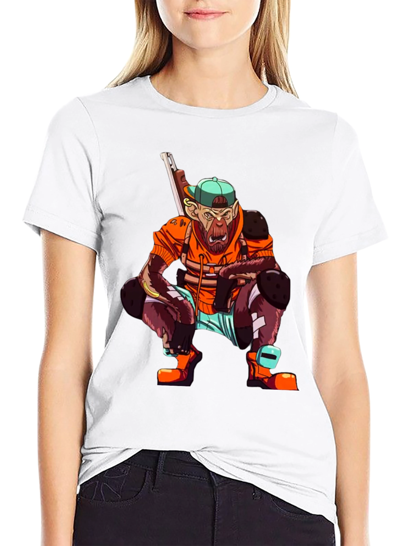 Monkey Gamer Graphic Tee - Streetwear Style