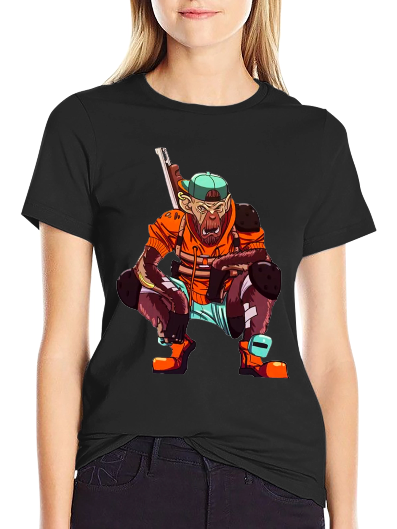Monkey Gamer Graphic Tee - Streetwear Style