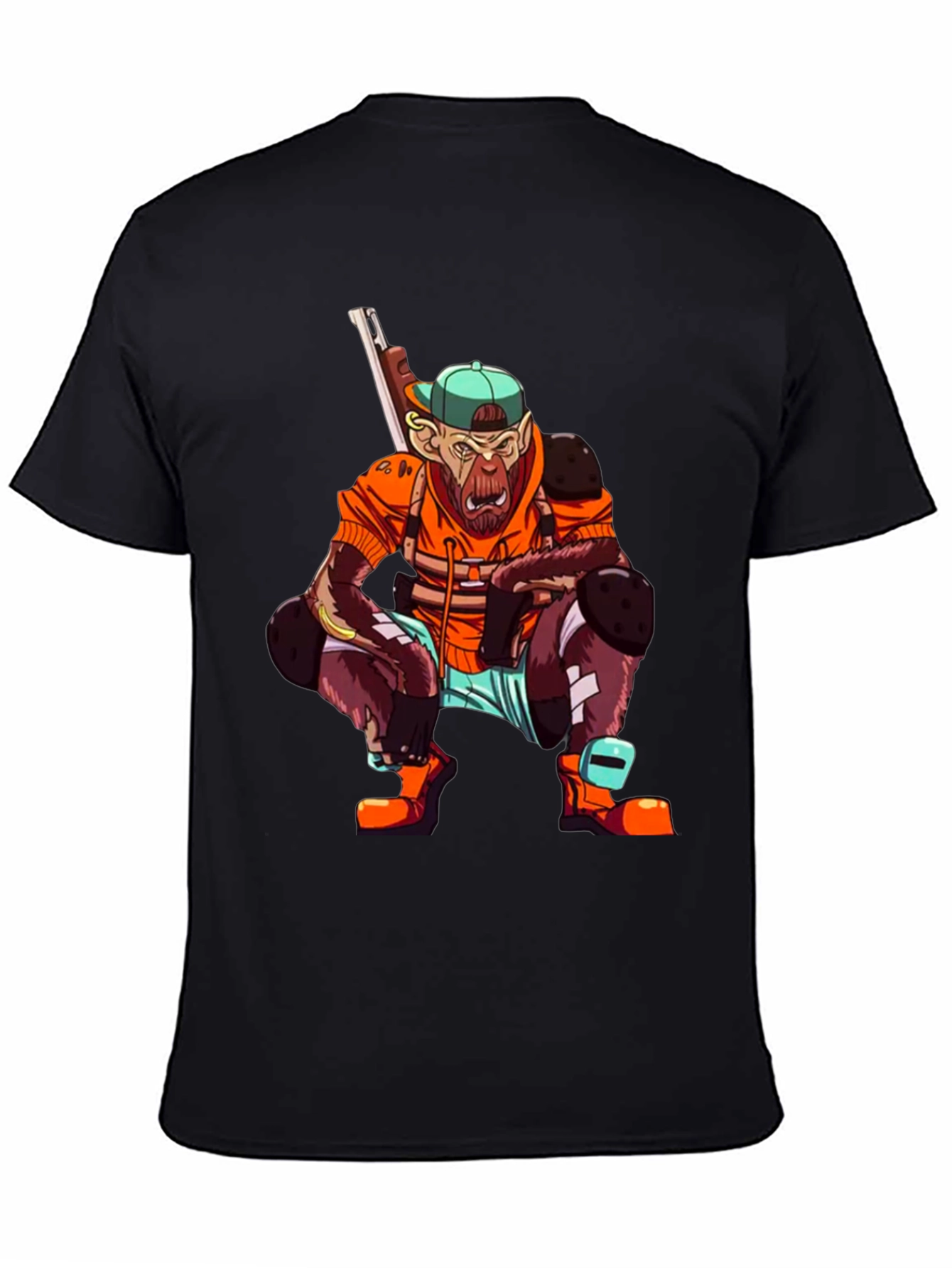 Monkey Gamer Graphic Tee - Streetwear Style