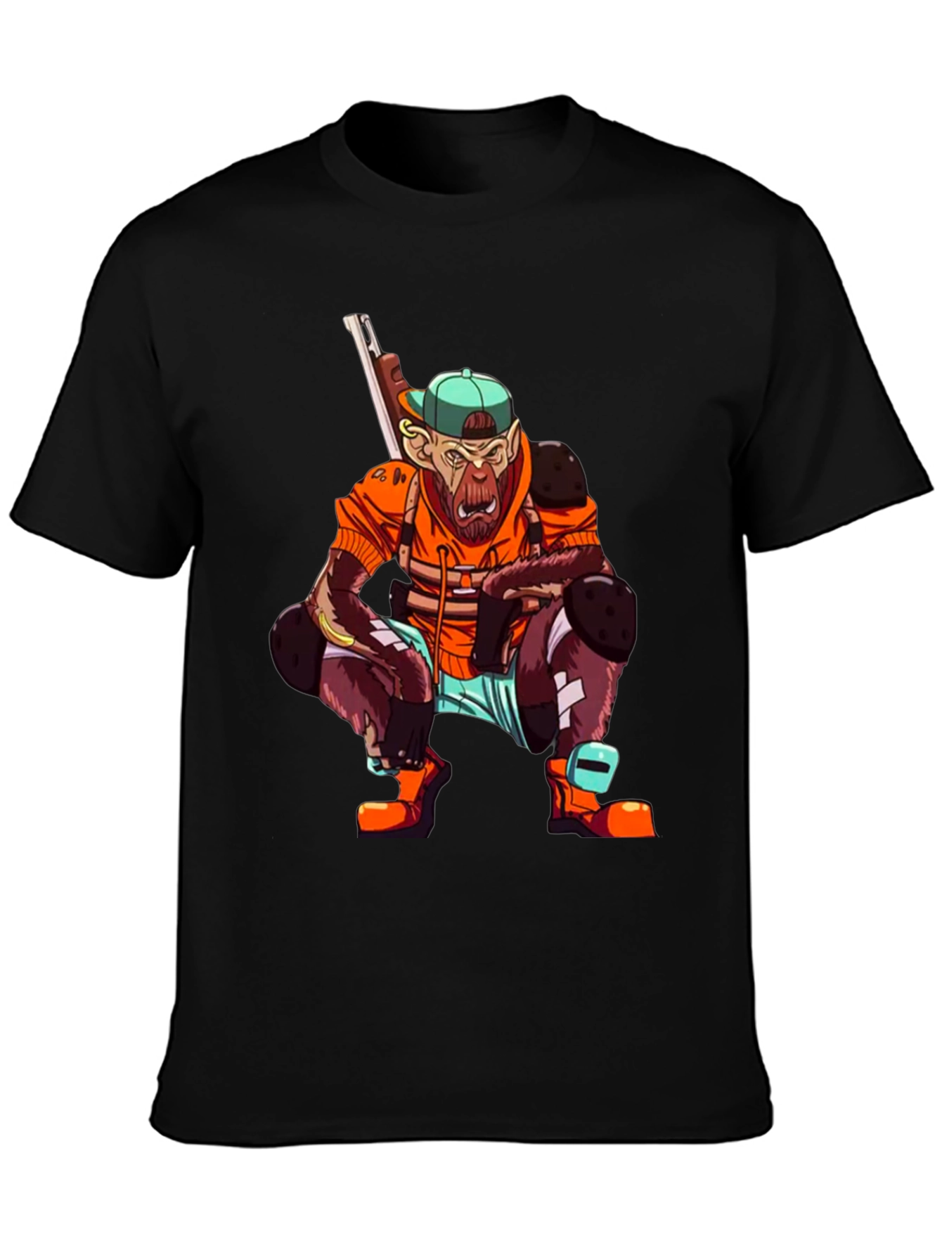 Monkey Gamer Graphic Tee - Streetwear Style