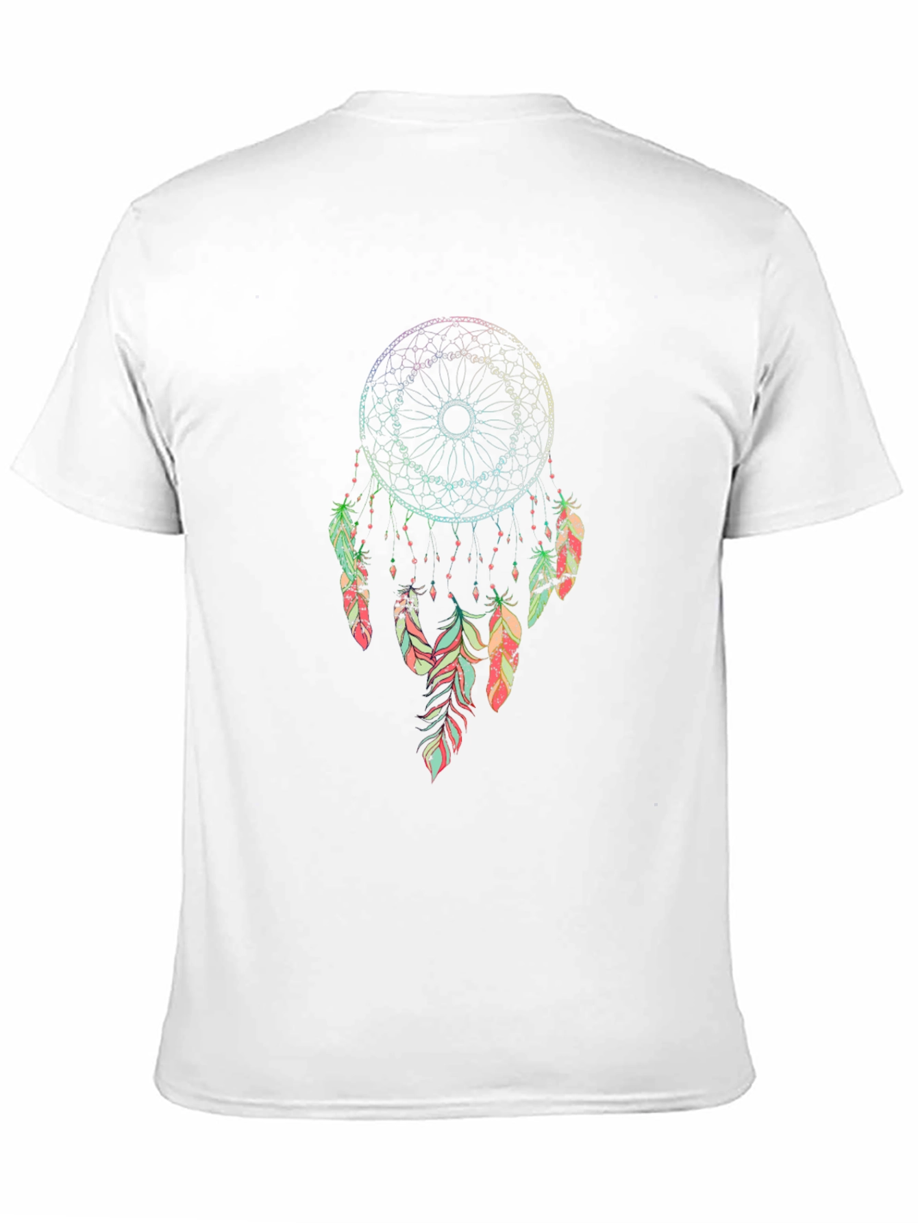 Dreamcatcher Graphic Tee - Bohemian Style Black T-Shirt