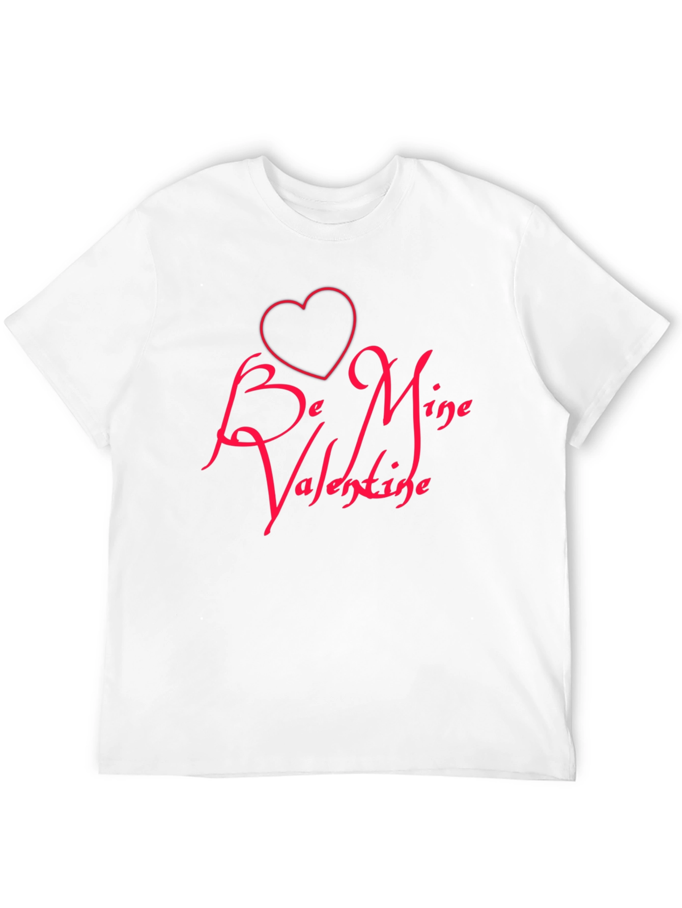 Be Mine Valentine Black T-Shirt