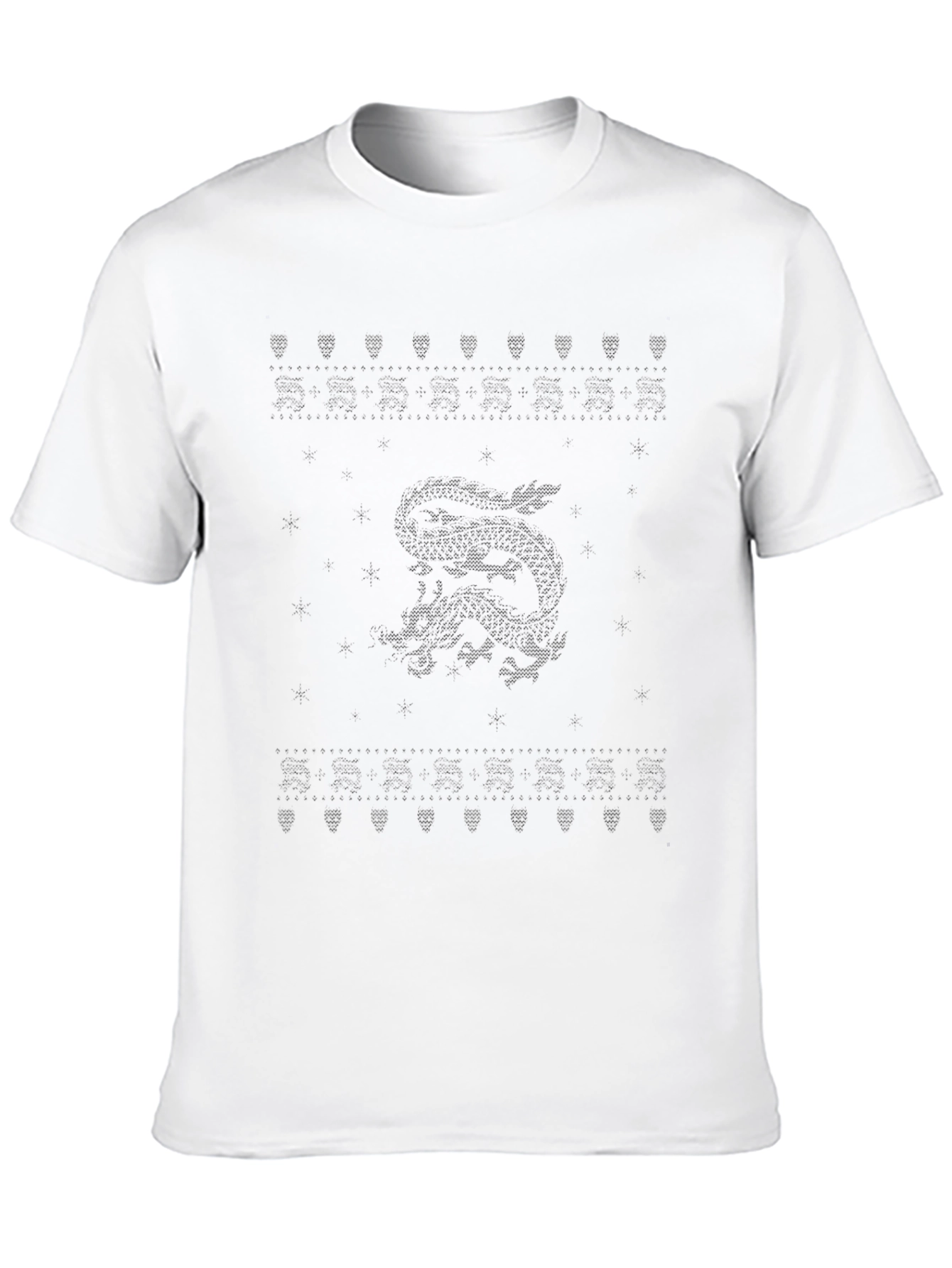 Mens Solid Black Crew Neck T-Shirt