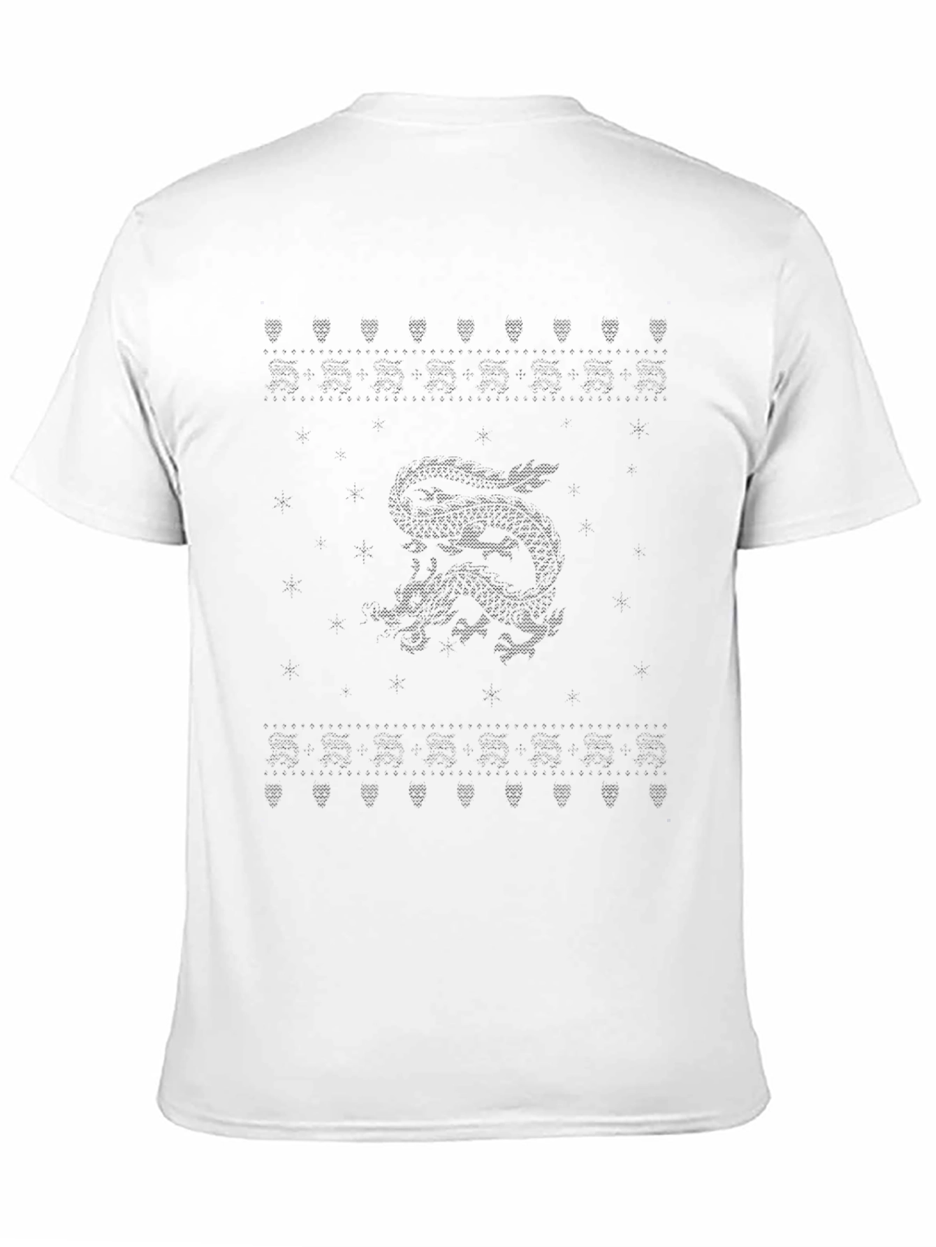 Mens Solid Black Crew Neck T-Shirt