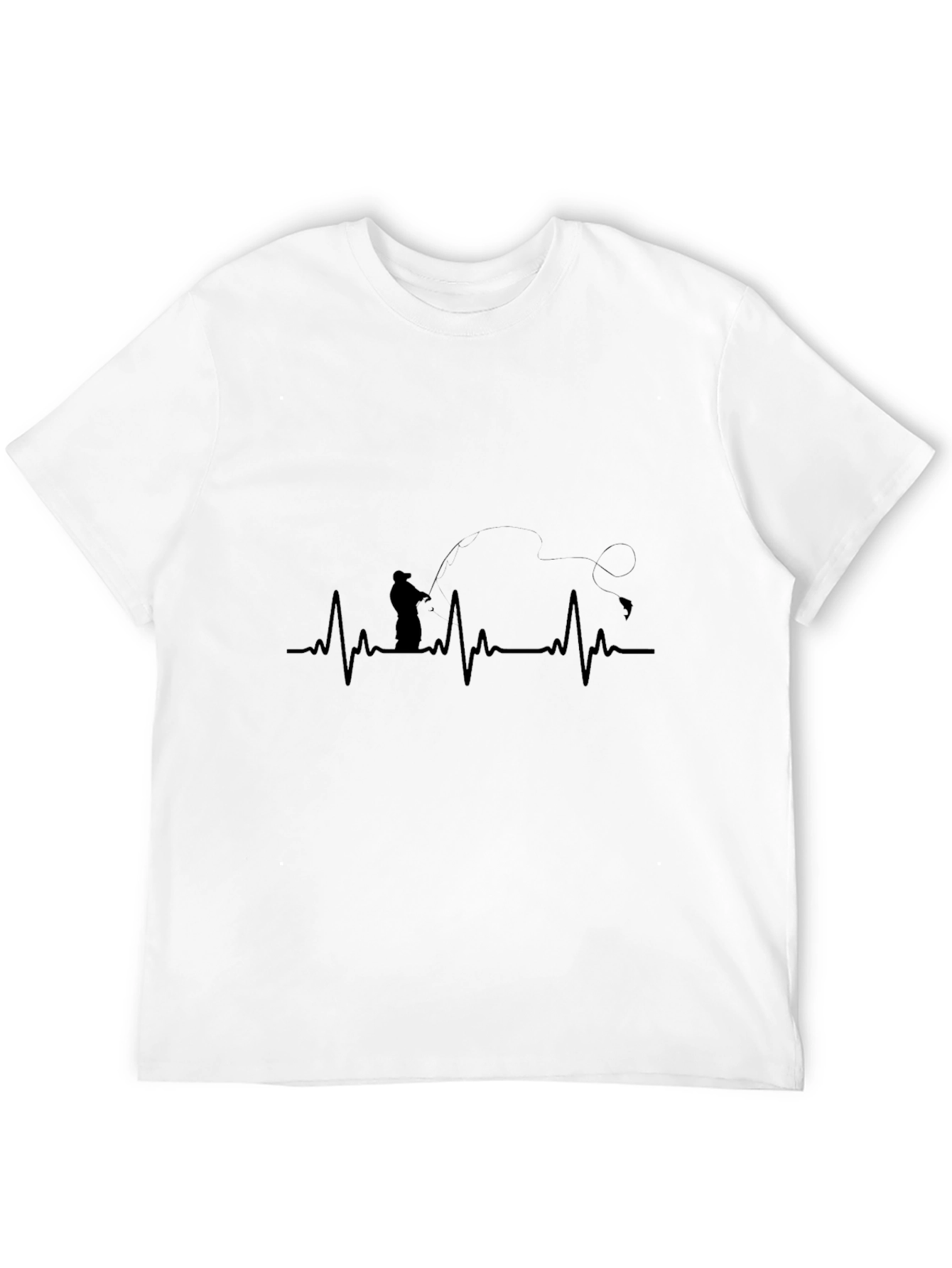 Fishing Heartbeat Tee - Anglers Passion