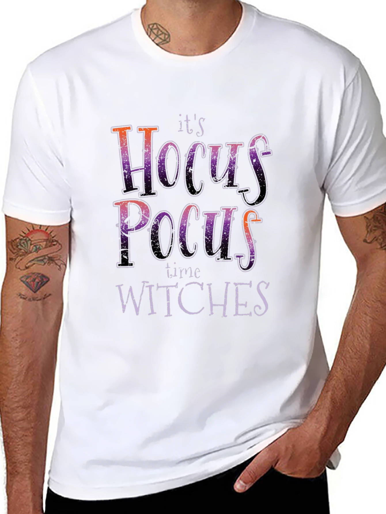 Its Hocus Pocus Time Witches Graphic Tee