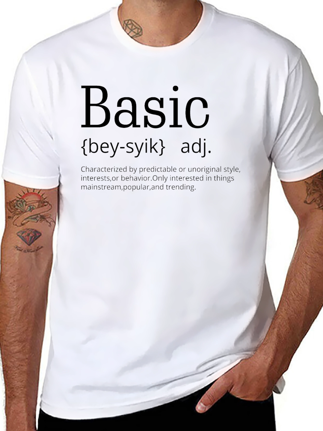 Basic Definition T-Shirt - Trendy Sarcastic Tee