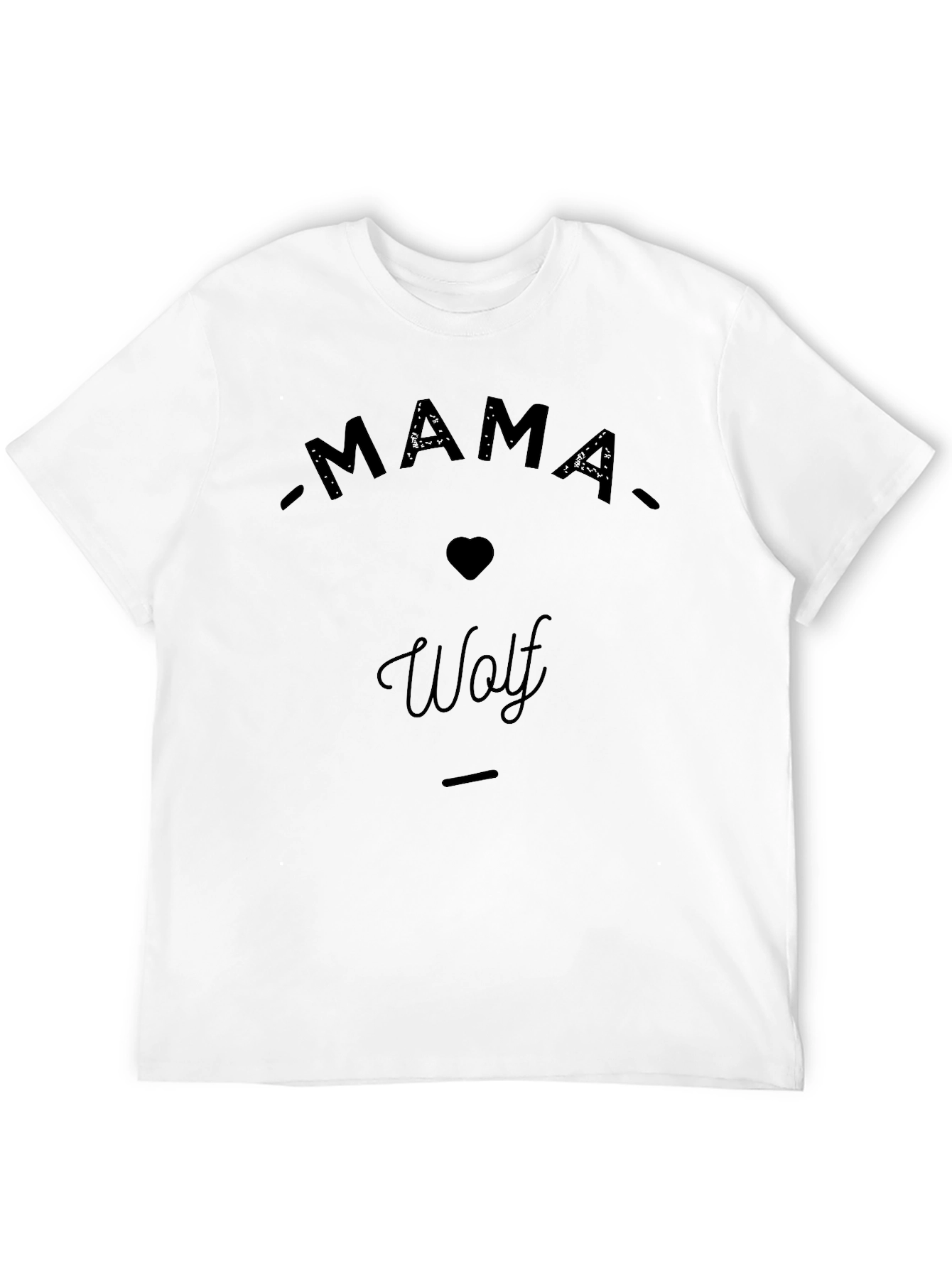Mama Wolf Graphic Tee - Trendy Comfort