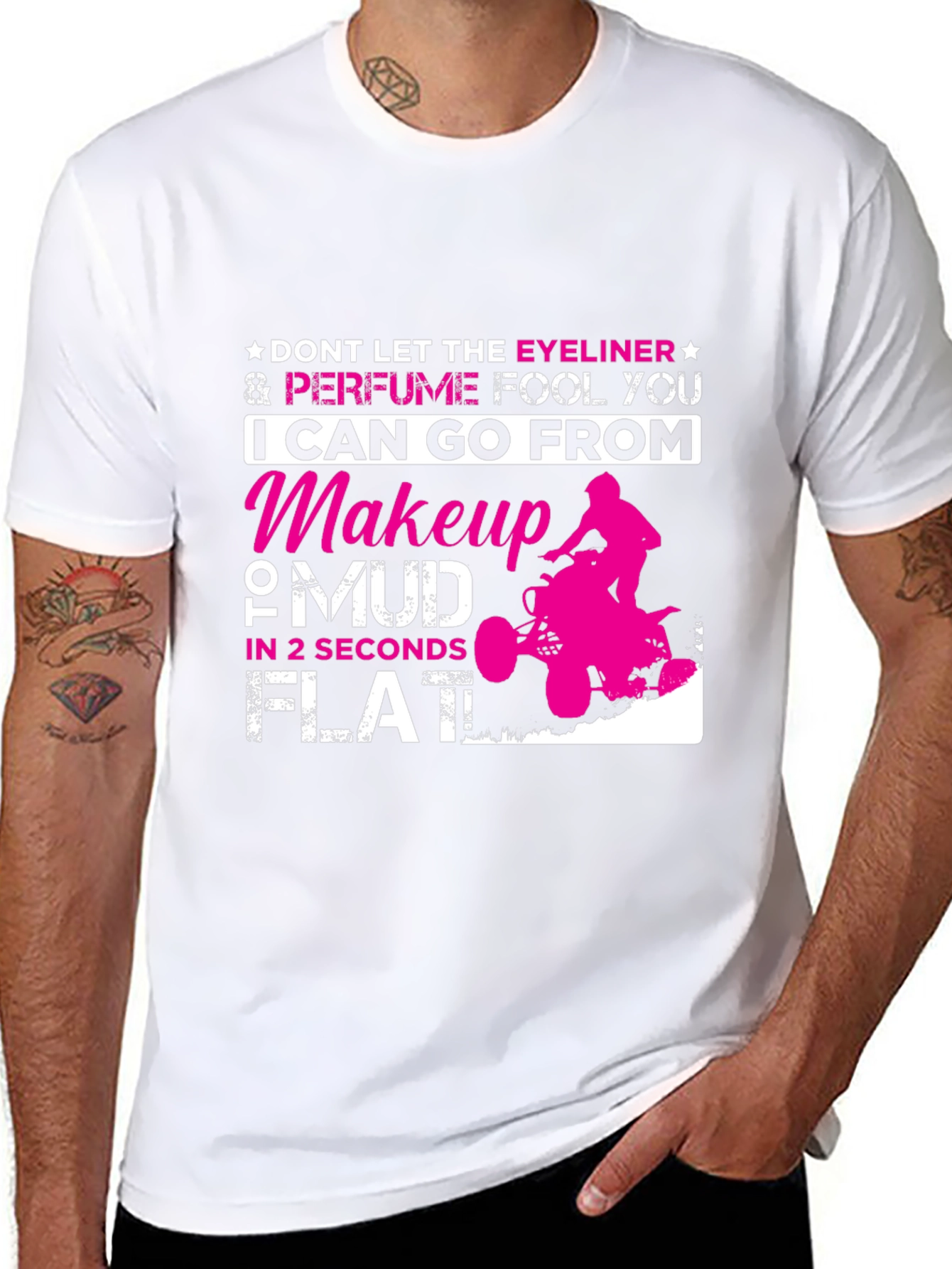 Makeup to Mud T-Shirt Funny Girl Power Tee