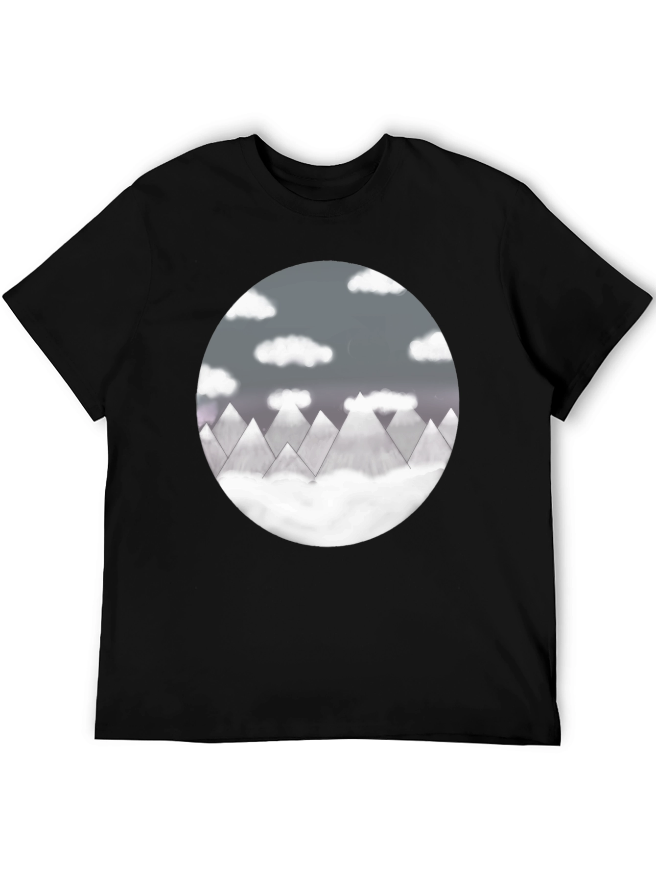 Mountain View Graphic Tee - Black