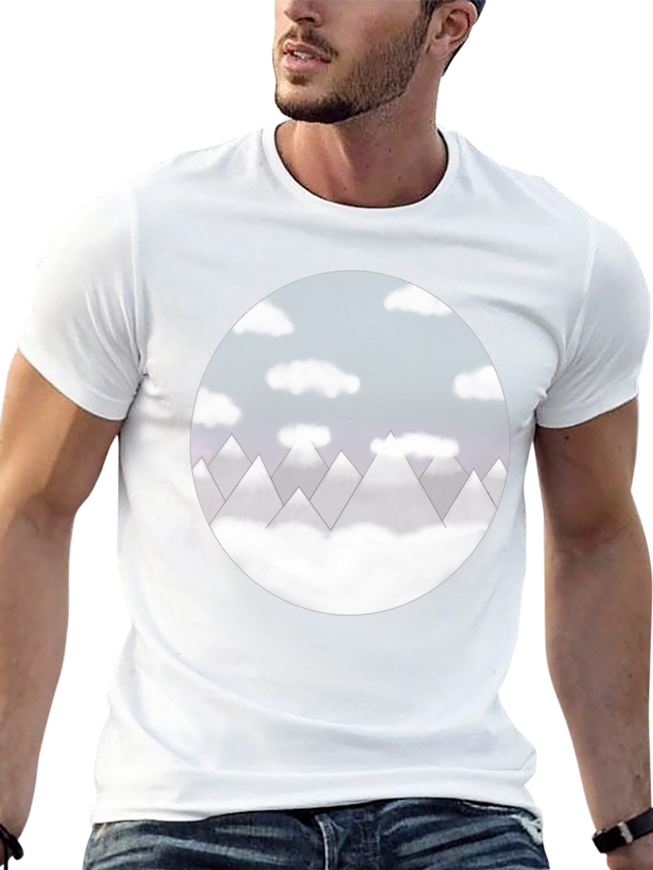 Mountain View Graphic Tee - Black