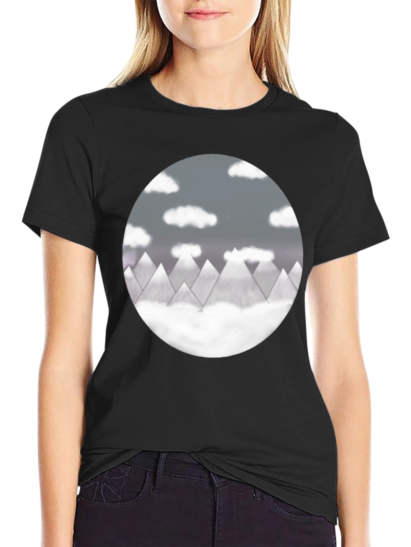 Mountain View Graphic Tee - Black