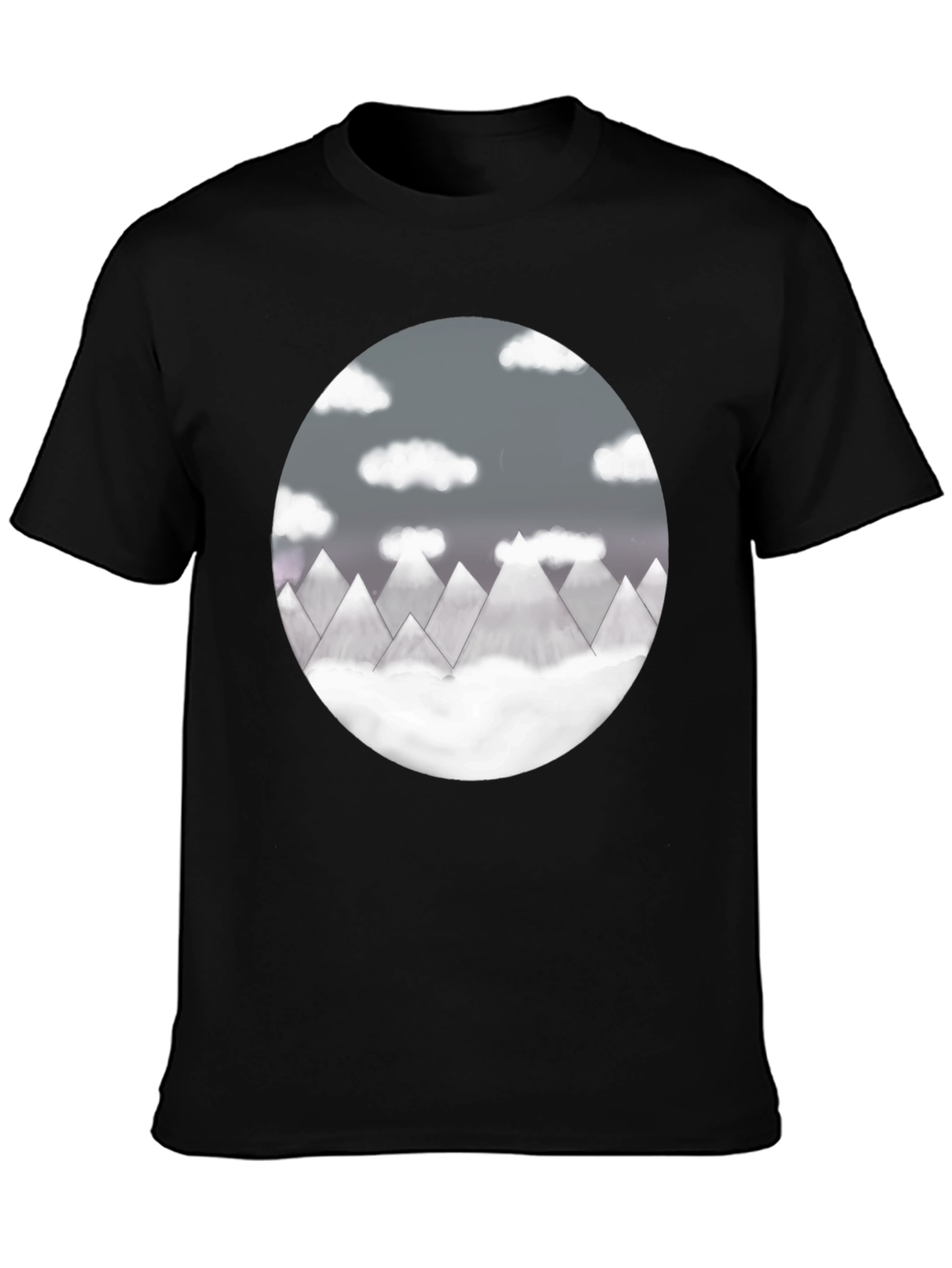 Mountain View Graphic Tee - Black
