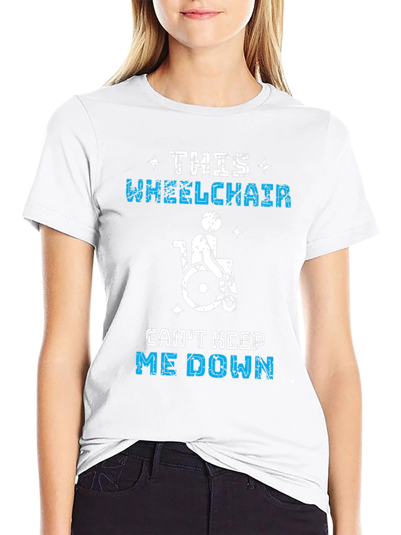 Inspirational Wheelchair T-Shirt - Disability Pride