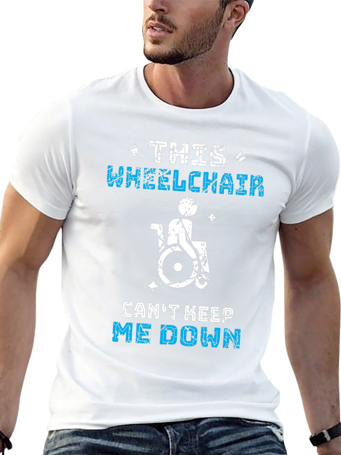 Inspirational Wheelchair T-Shirt - Disability Pride