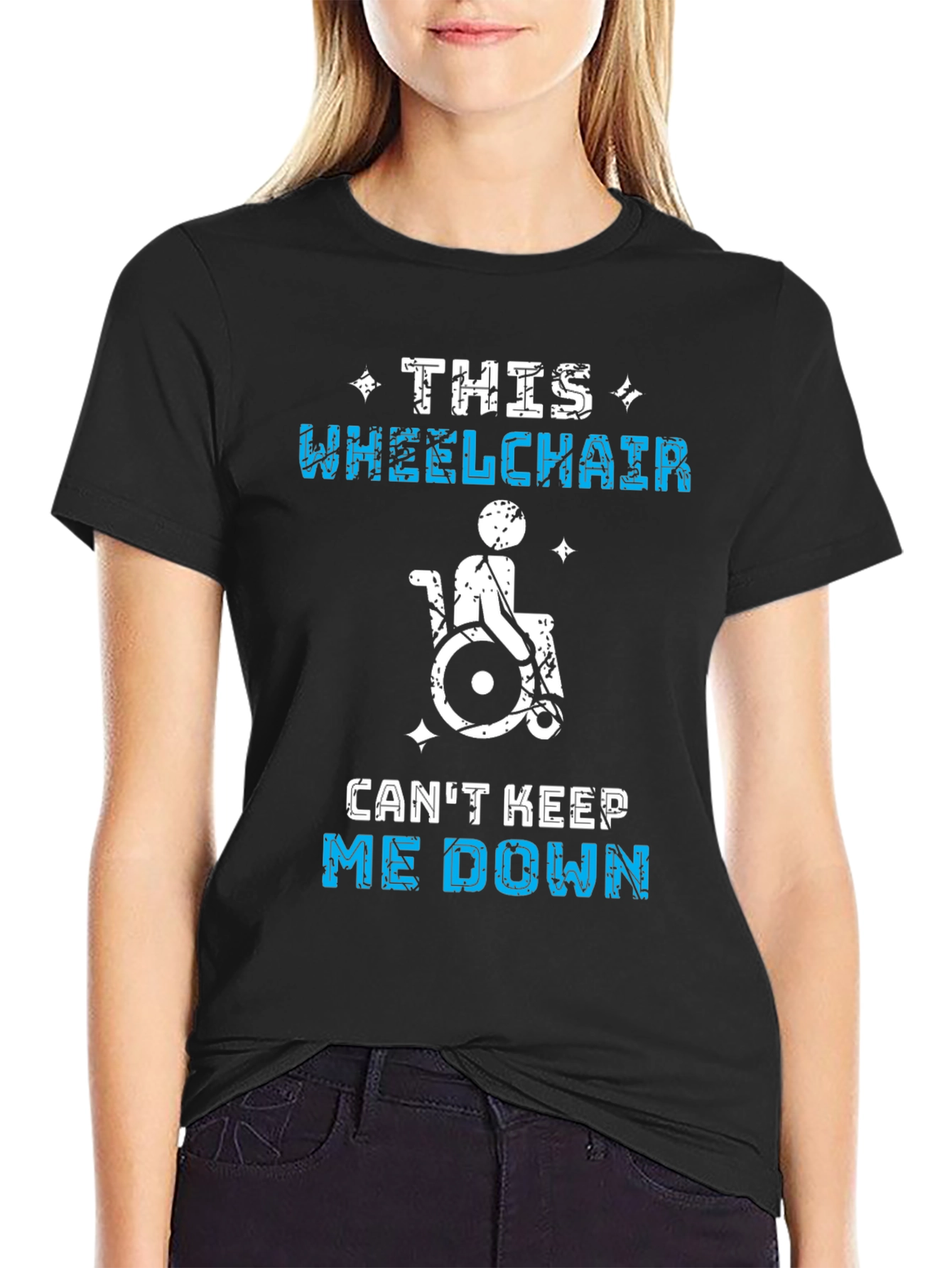 Inspirational Wheelchair T-Shirt - Disability Pride