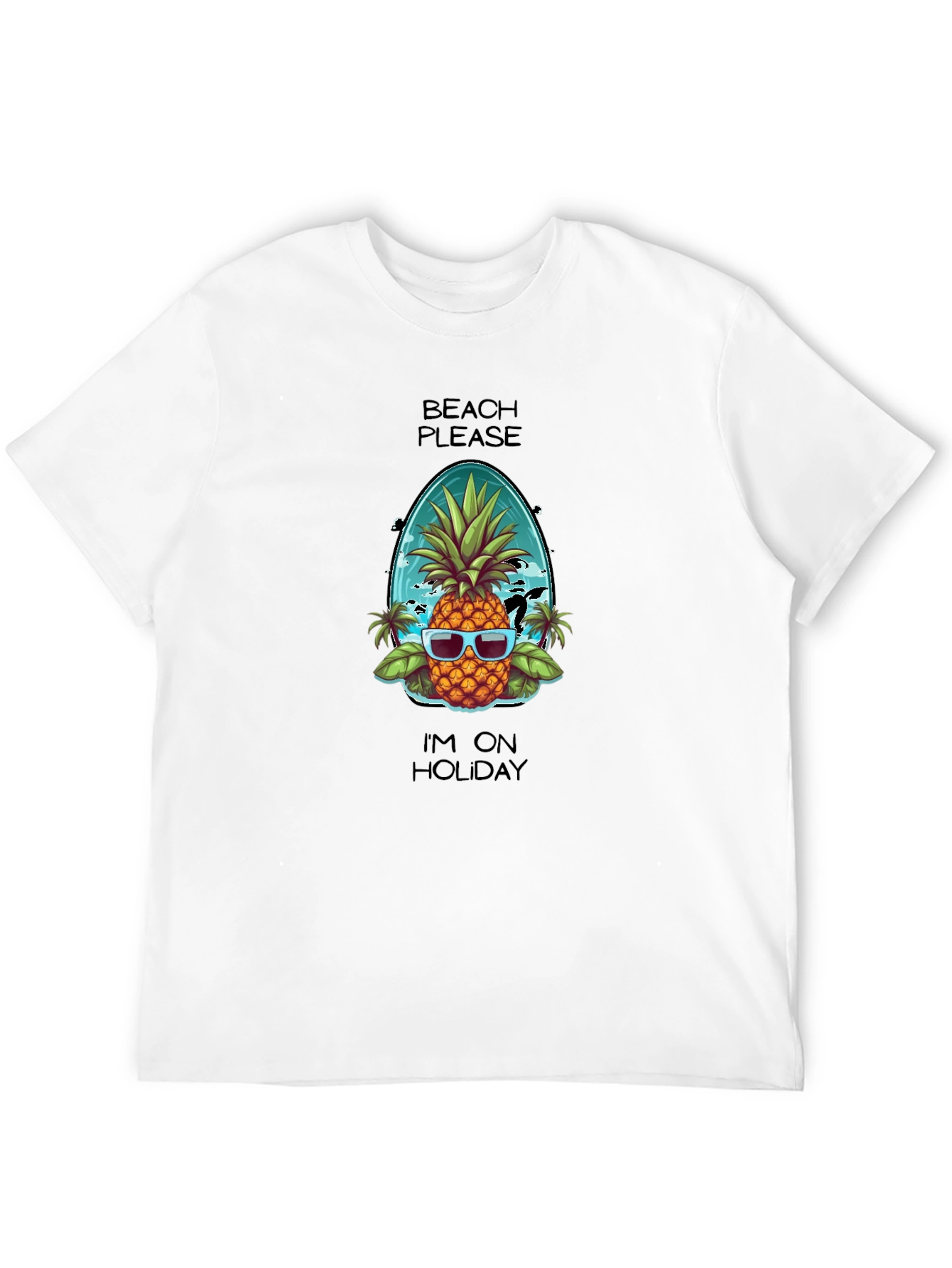 Holiday Pineapple T-Shirt - Beach Please!