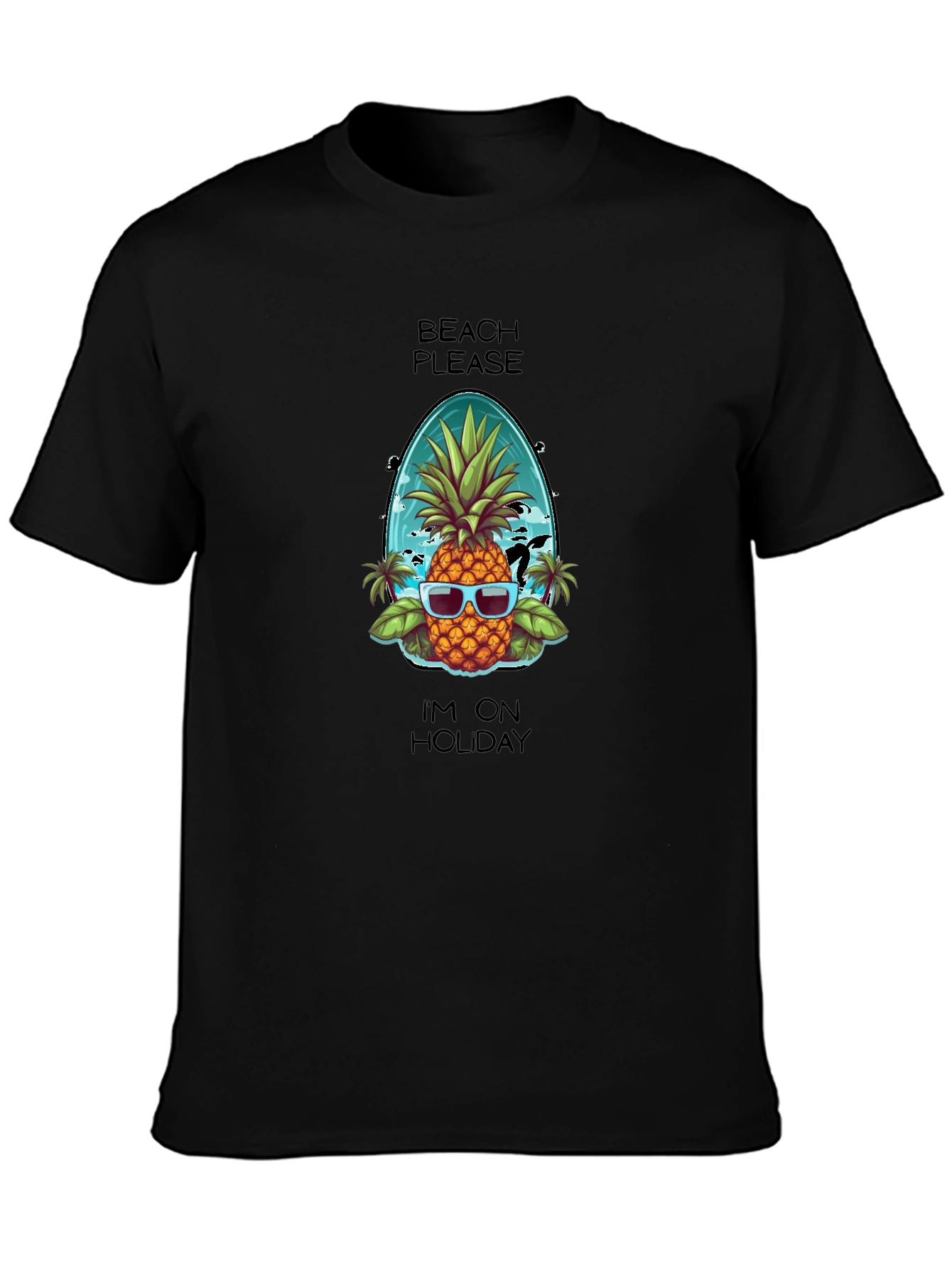 Holiday Pineapple T-Shirt - Beach Please!