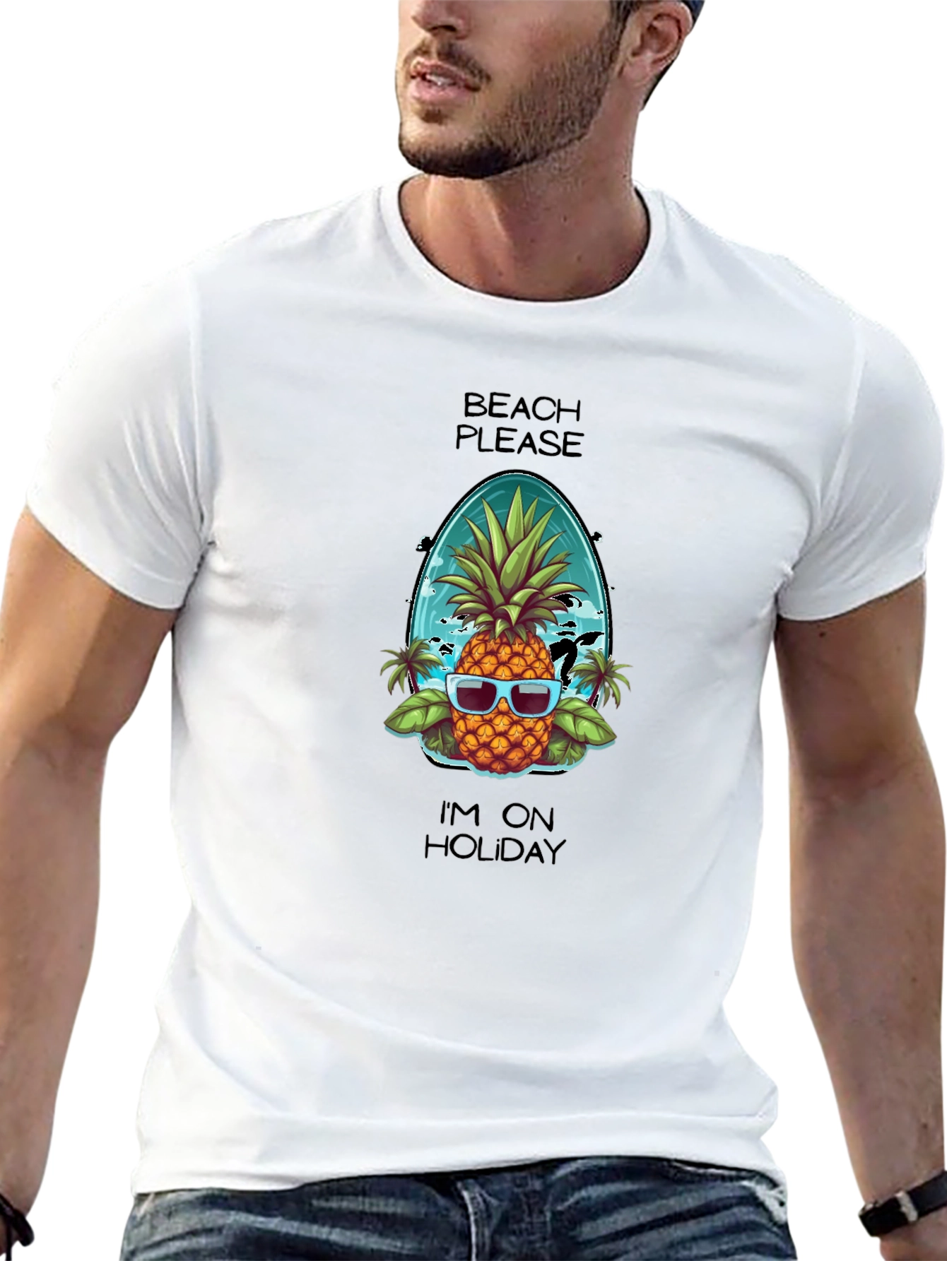 Holiday Pineapple T-Shirt - Beach Please!