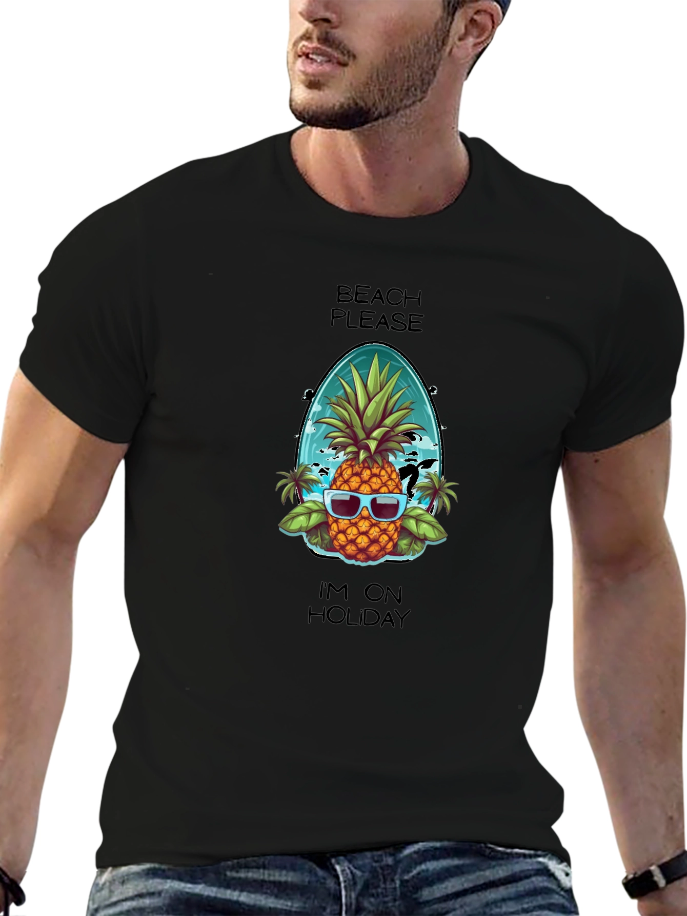 Holiday Pineapple T-Shirt - Beach Please!