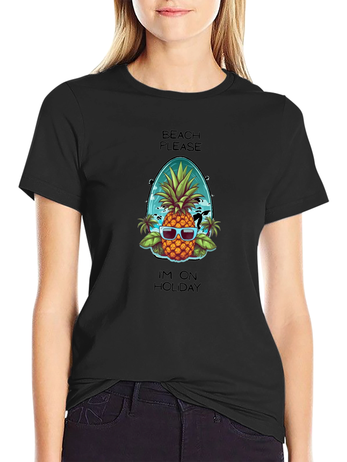 Holiday Pineapple T-Shirt - Beach Please!