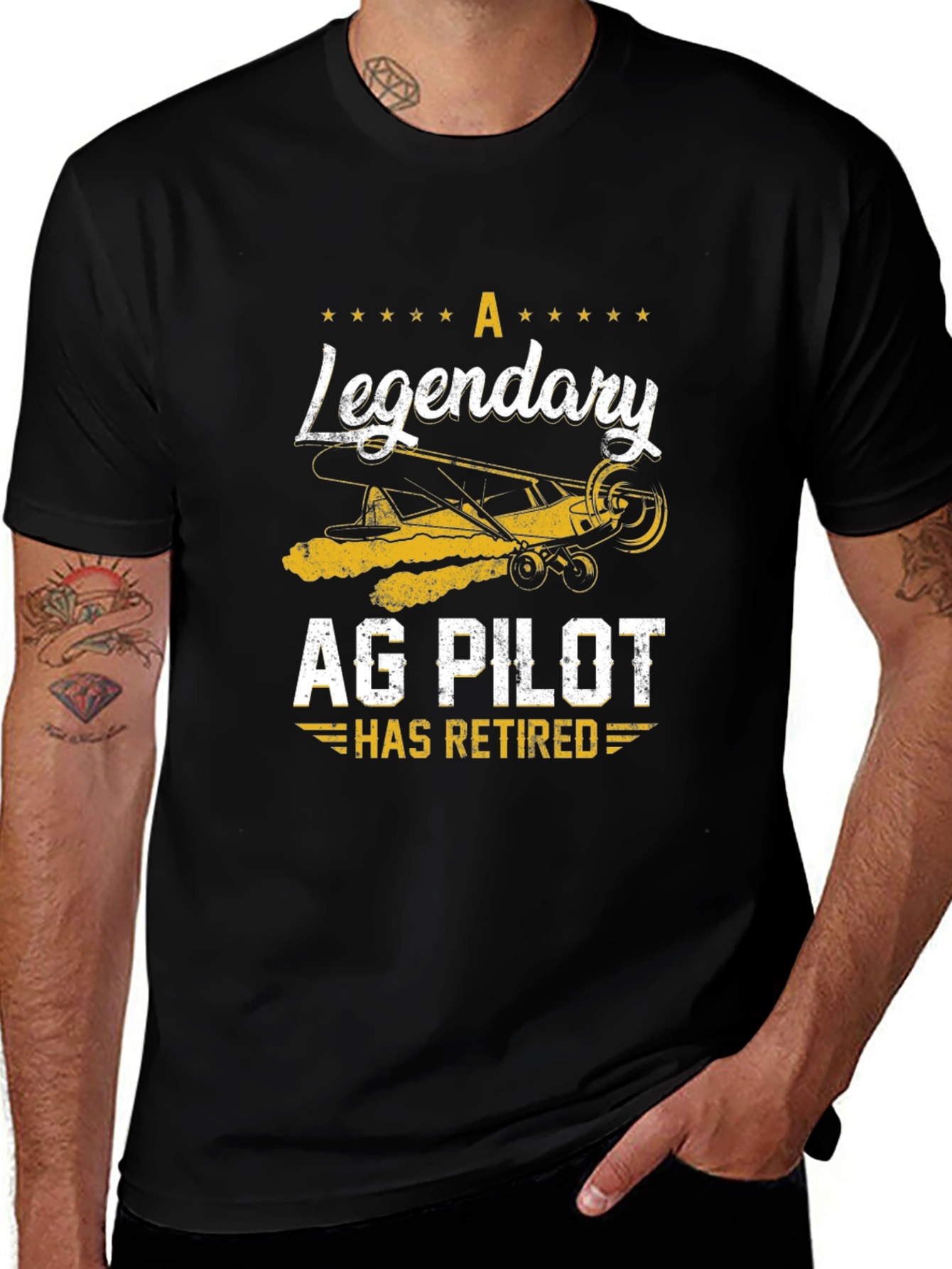 Legendary Ag Pilot Retirement T-Shirt