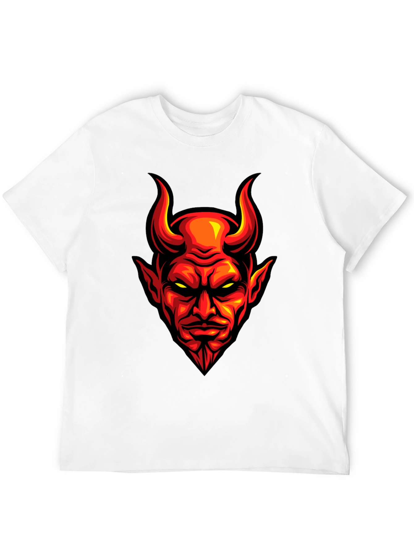 Fiery Devil Graphic Tee - Mens Black T-Shirt