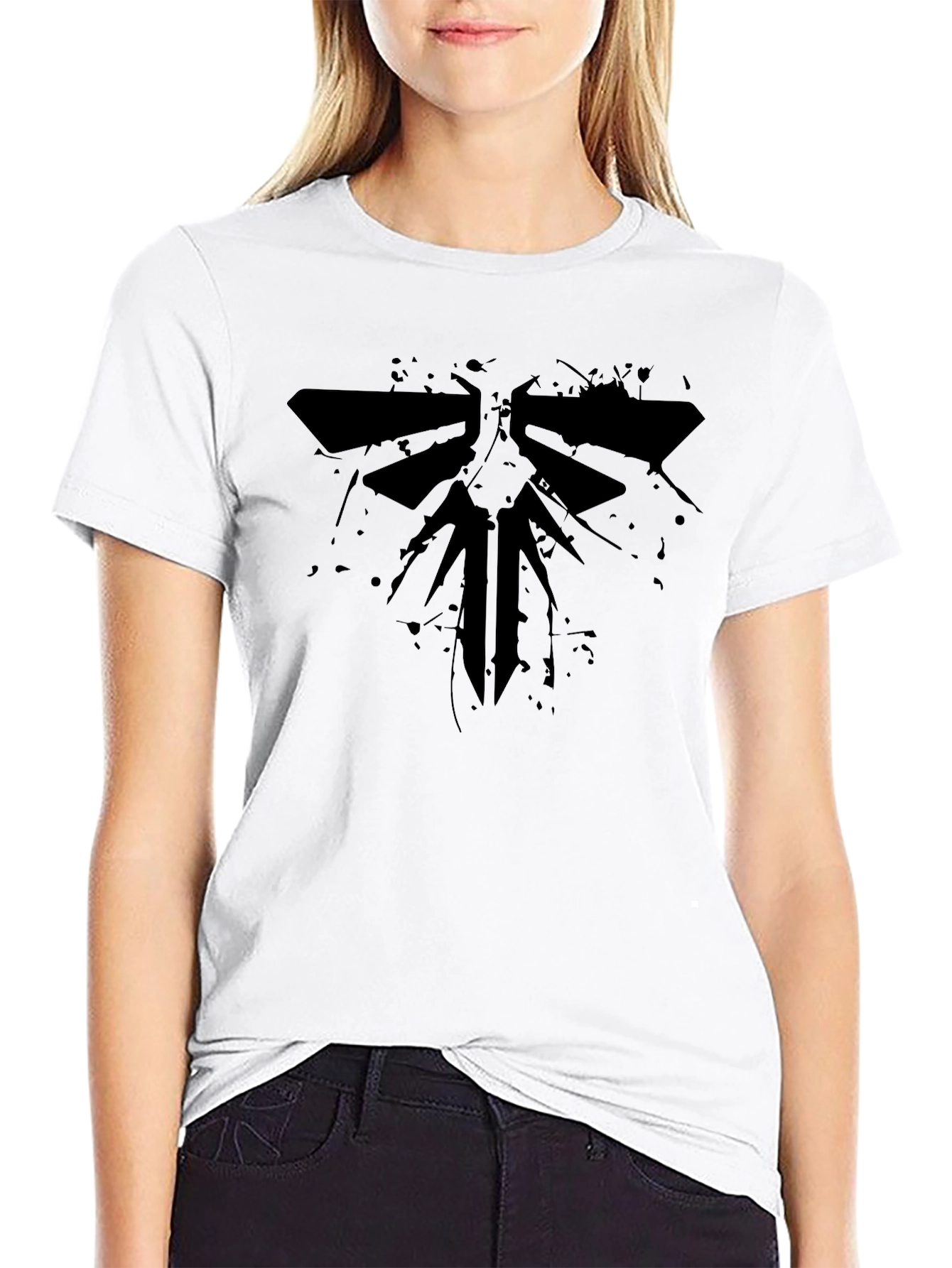 The Last of Us Fireflies Logo Black T-Shirt