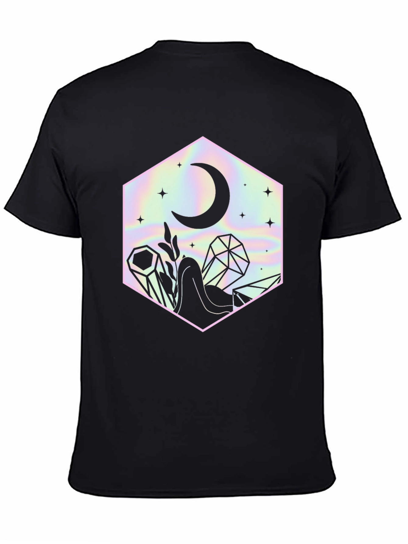 Mystic Moon Crystal Black Graphic Tee