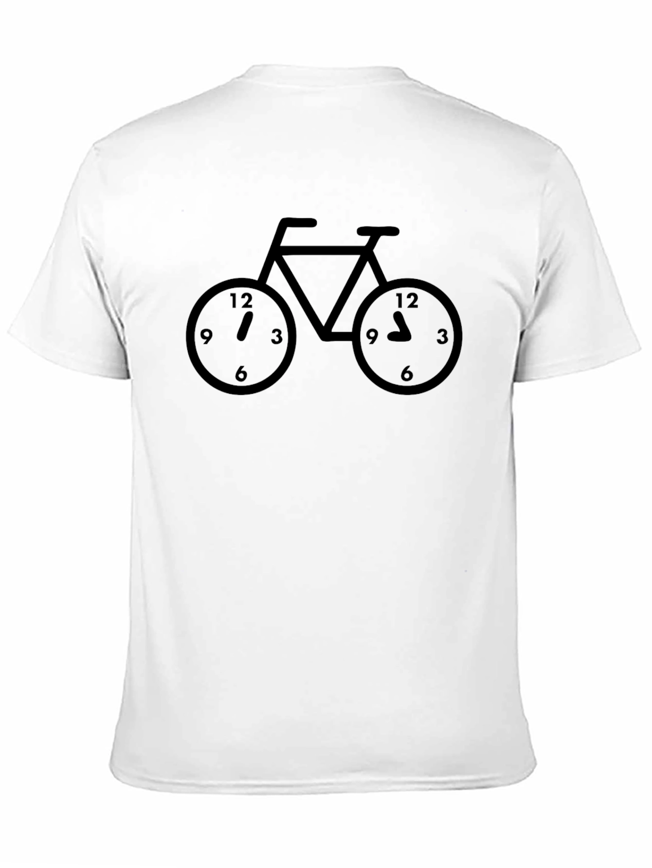 Time to Ride - Bicycle Clock Graphic Tee