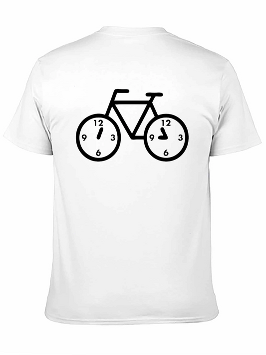 Time to Ride - Bicycle Clock Graphic Tee