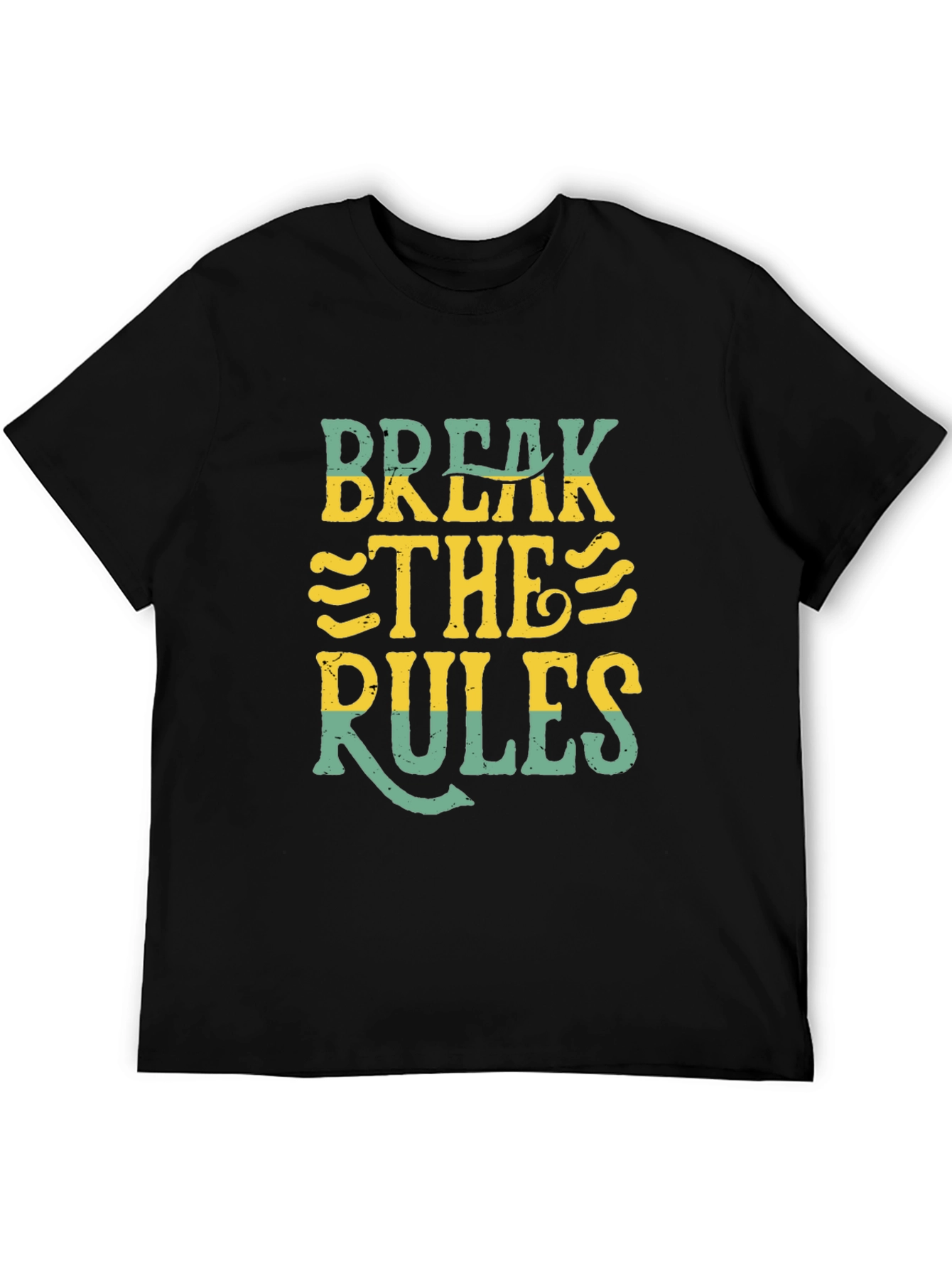 Break the Rules Graphic T-Shirt - Black
