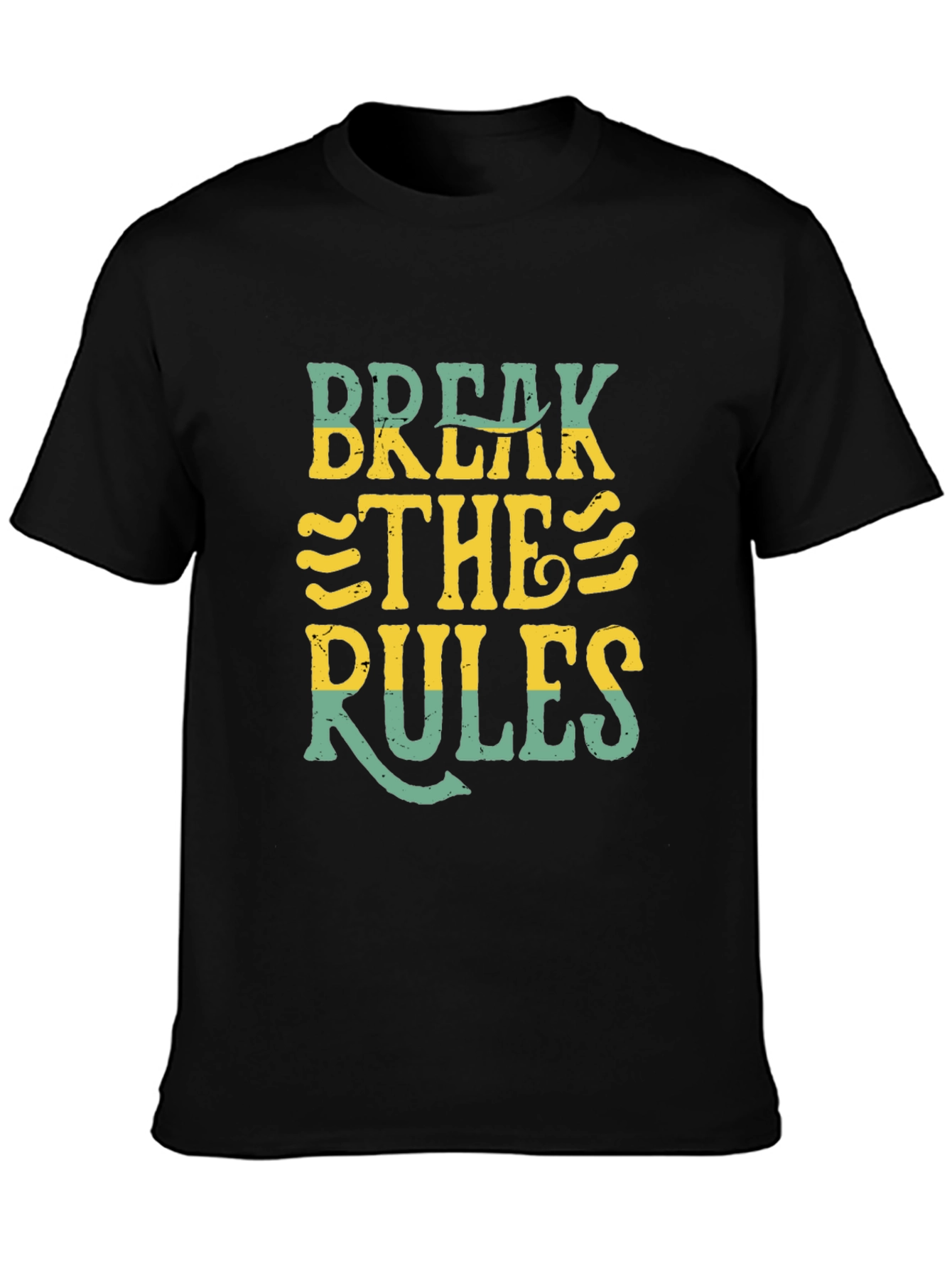 Break the Rules Graphic T-Shirt - Black